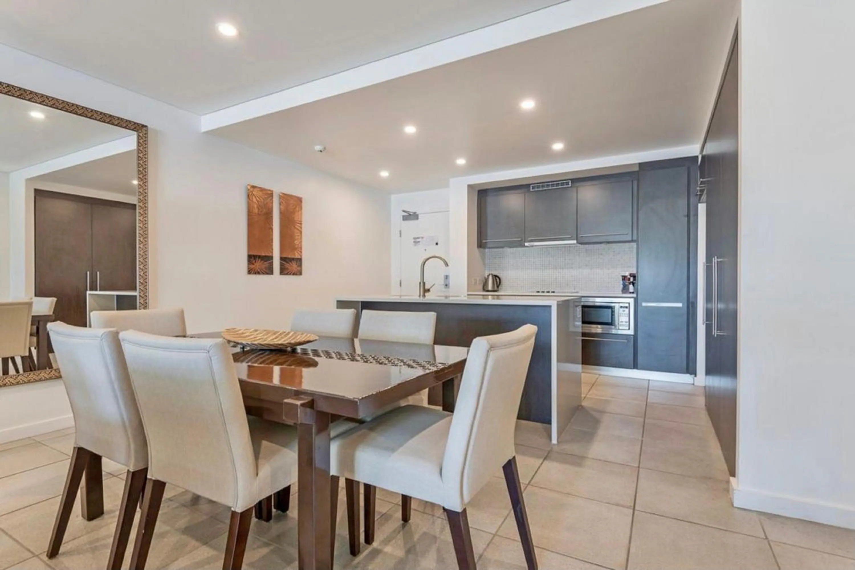 Dining area in Luxury Apartments at Temple Resort and Spa Port Douglas