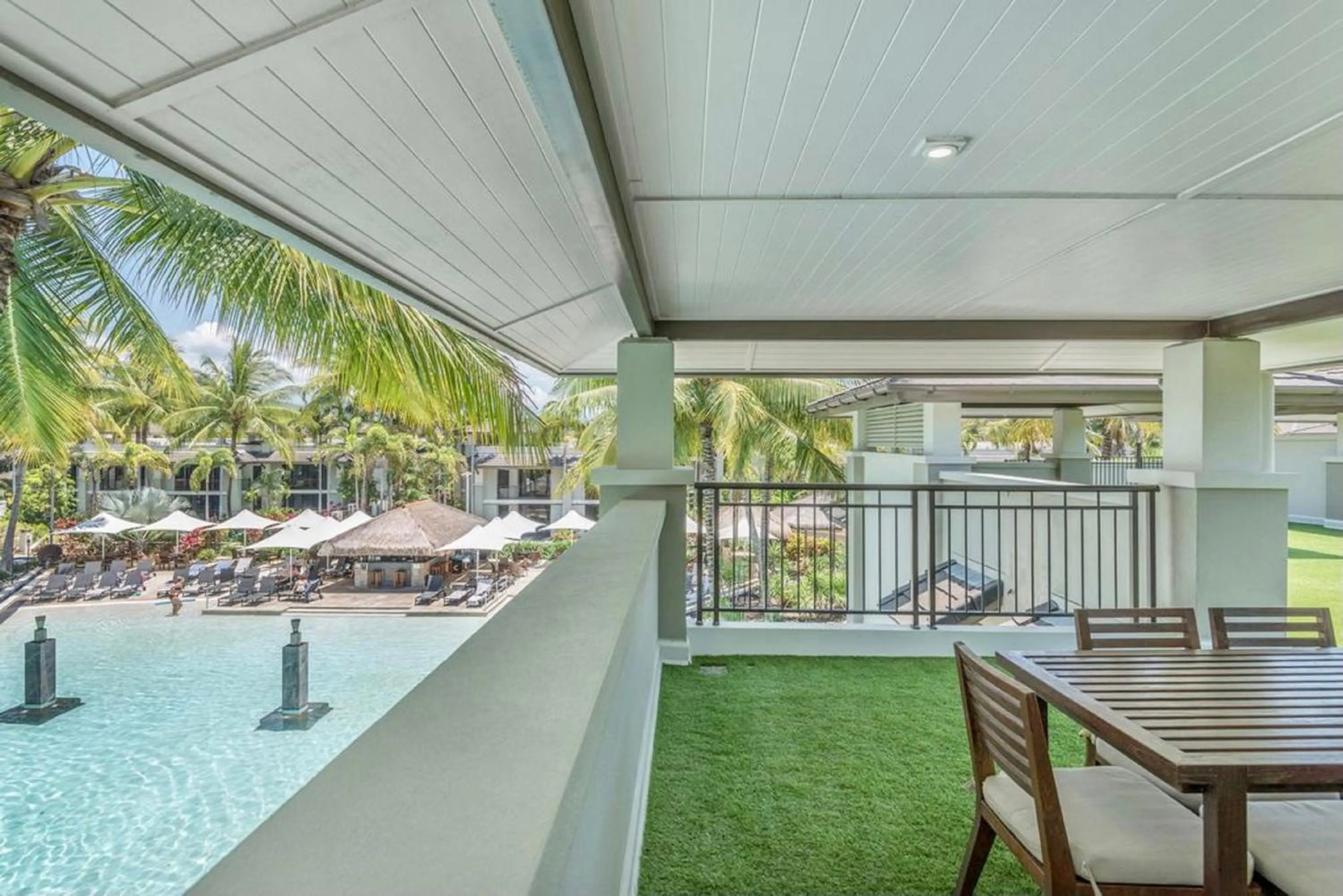 Balcony/Terrace in Luxury Apartments at Temple Resort and Spa Port Douglas