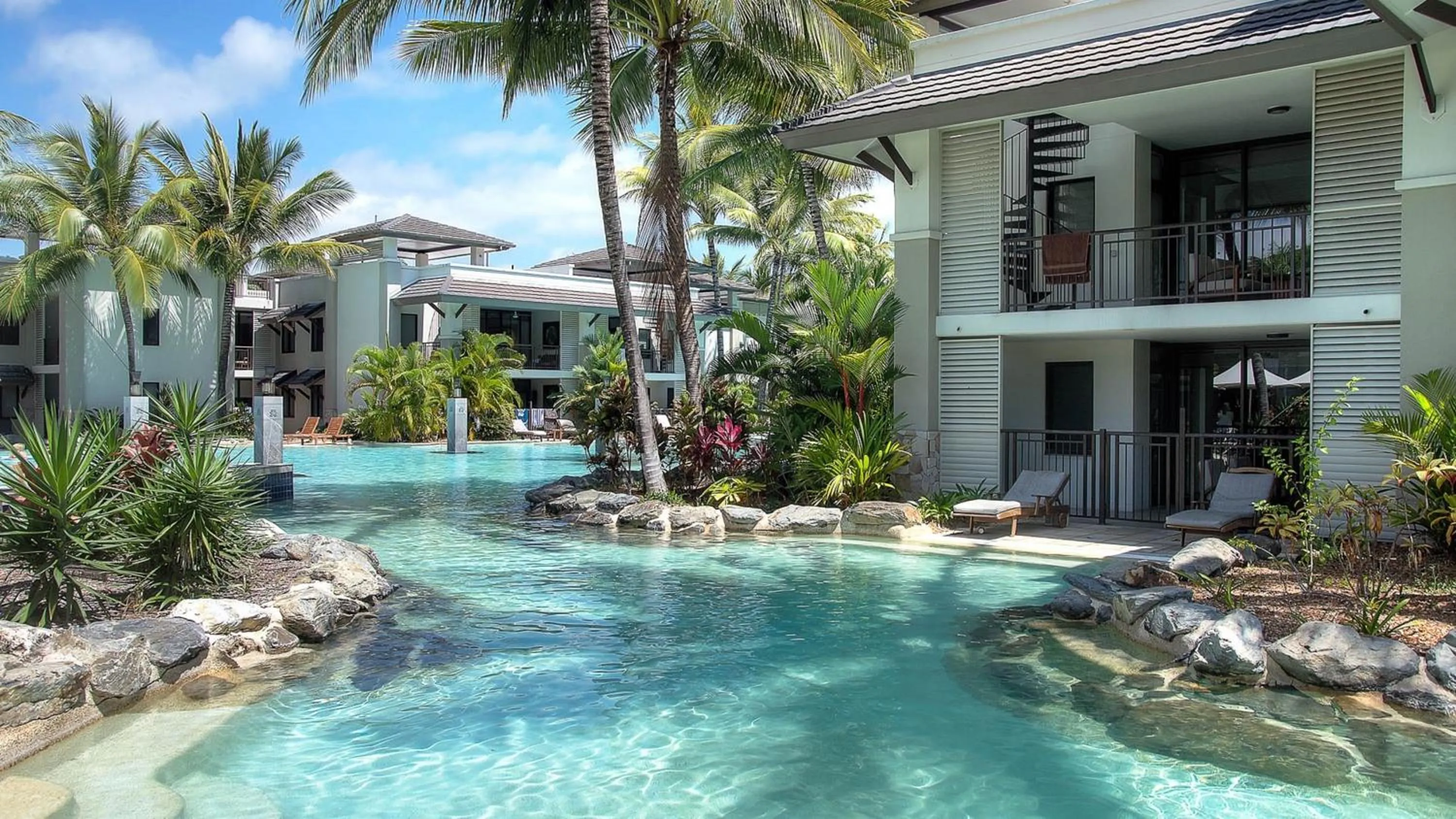 Garden in Luxury Apartments at Temple Resort and Spa Port Douglas