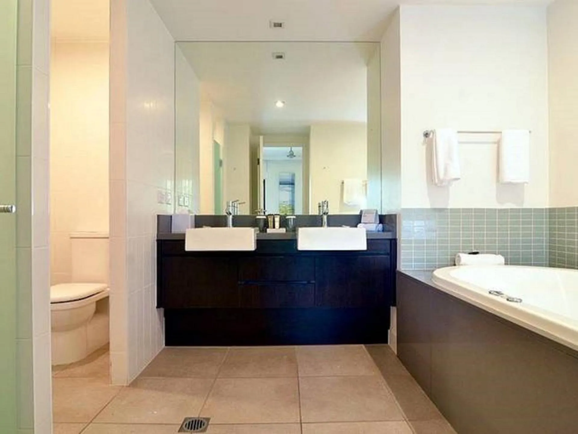 Shower in Luxury Apartments at Temple Resort and Spa Port Douglas