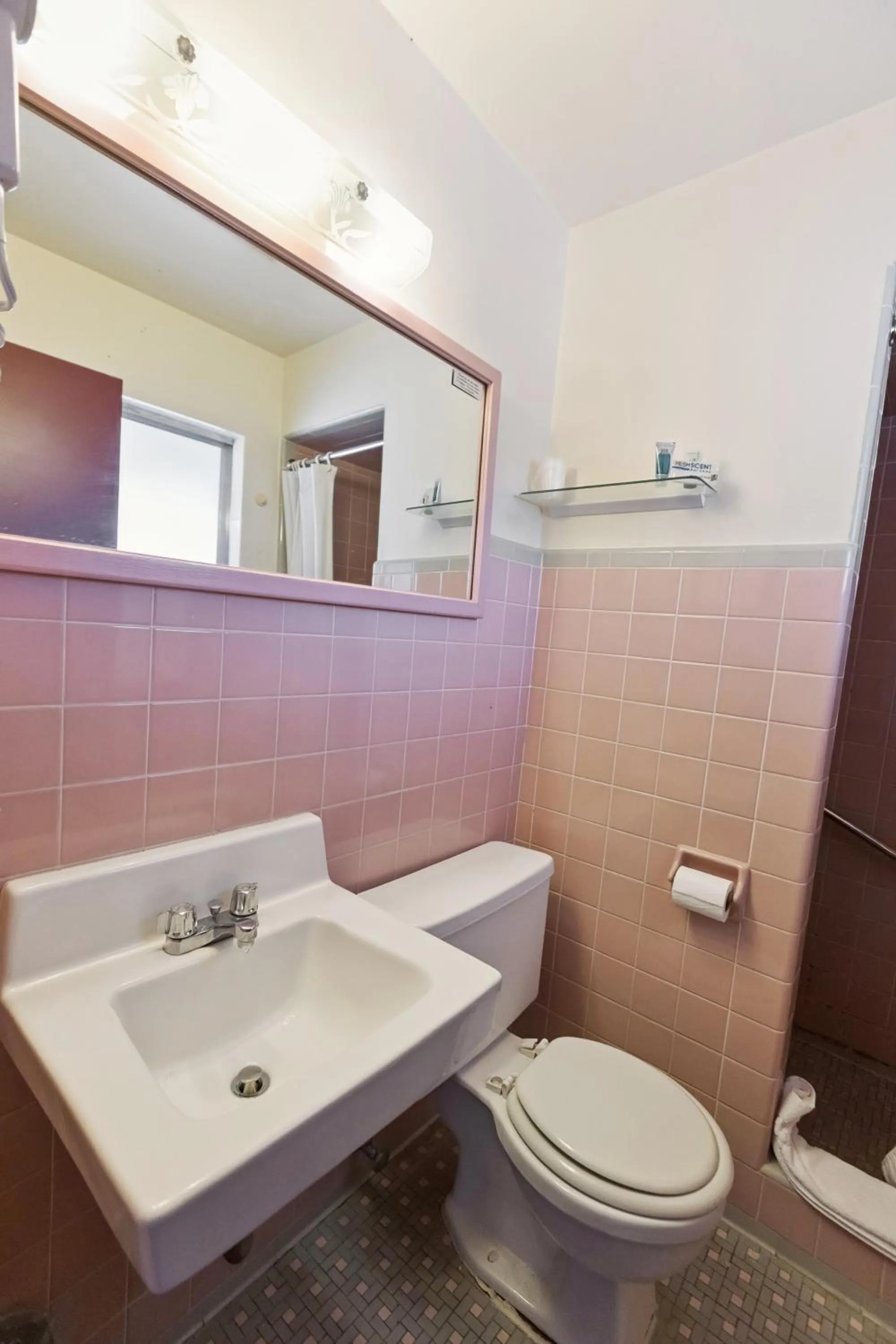 Bathroom in Heidelberg Motel by Capital O Bridgeport Frankenmuth I 75