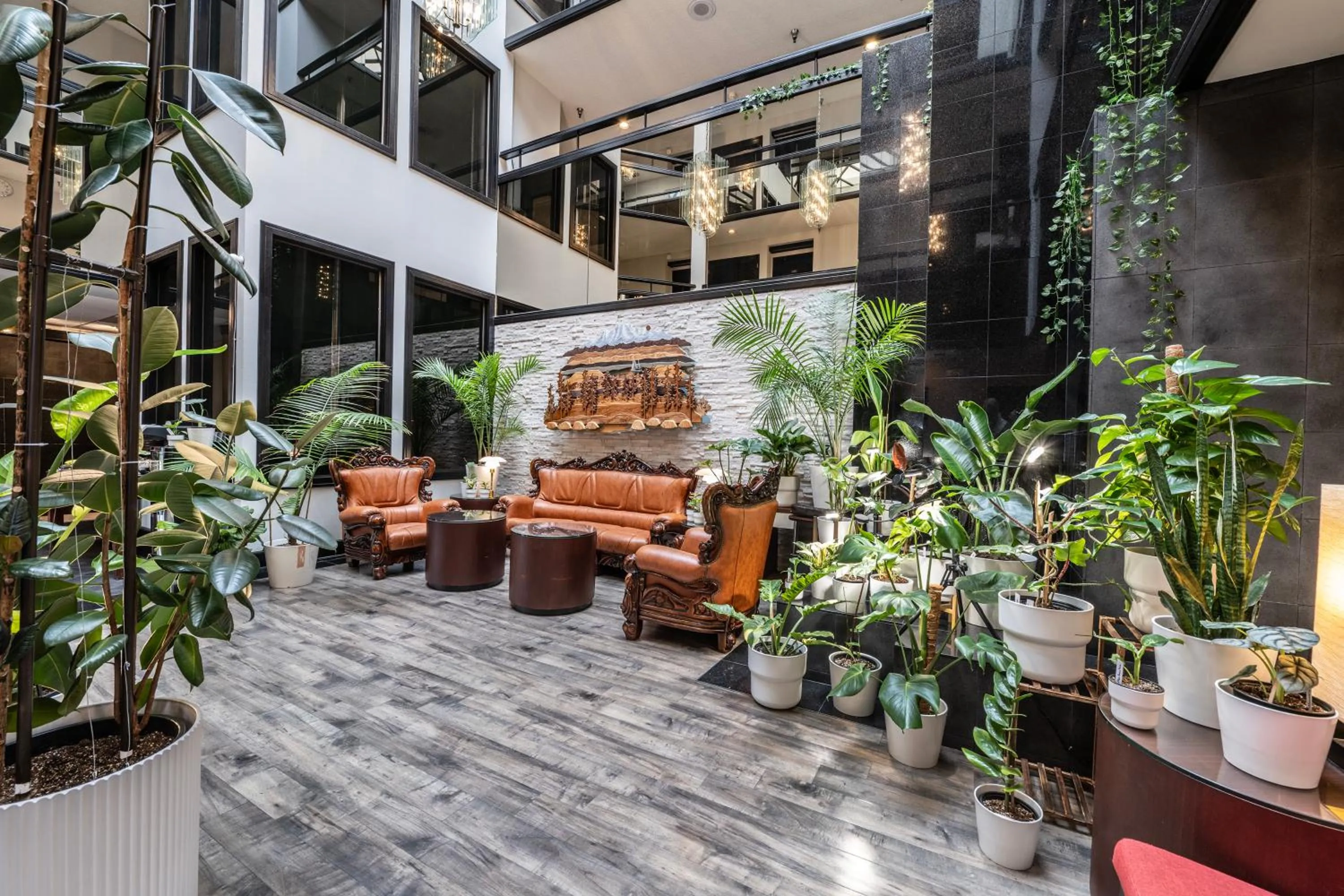 Lobby or reception in Hotel International