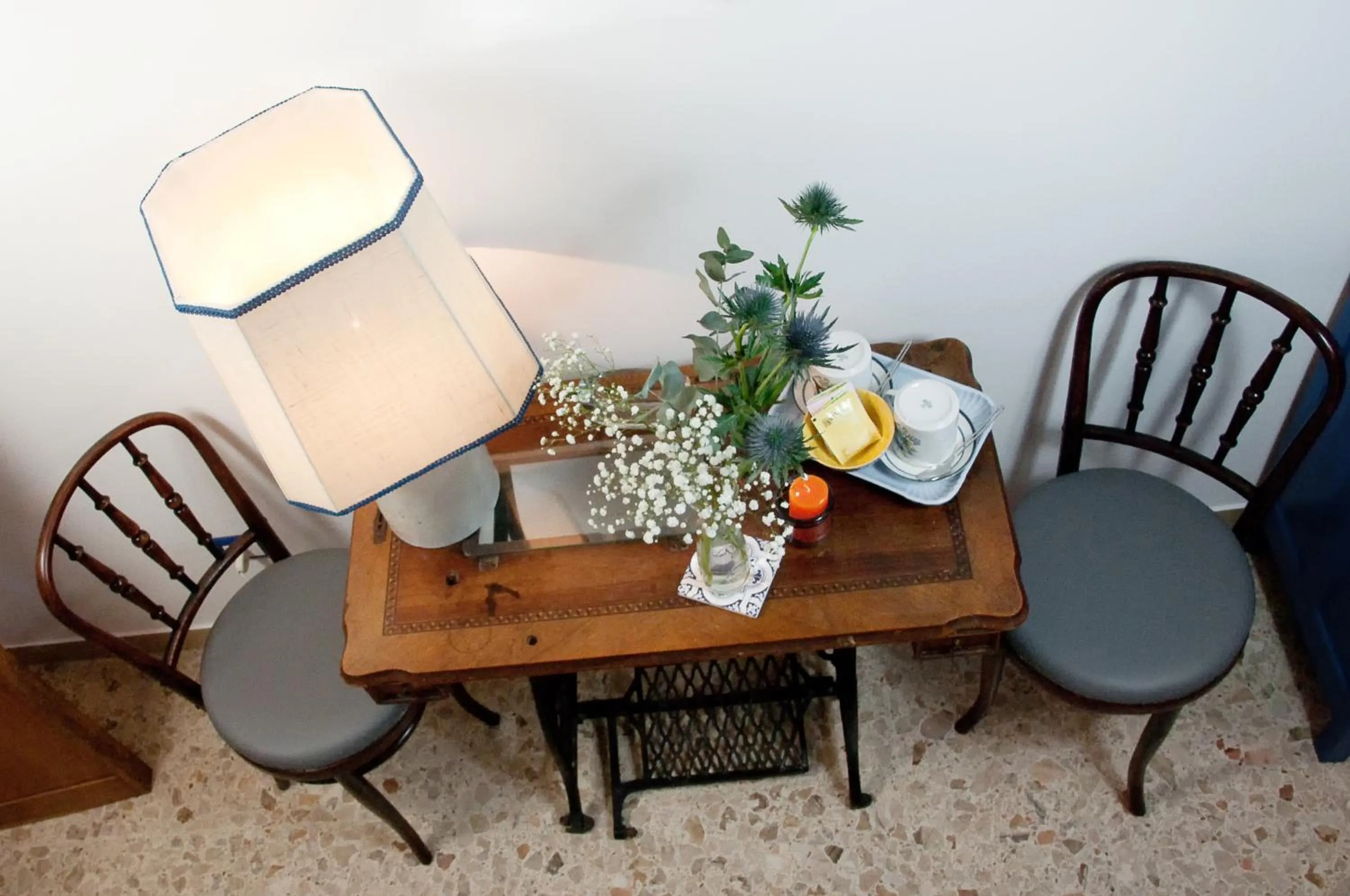 Decorative detail in Le stanze di Bruno