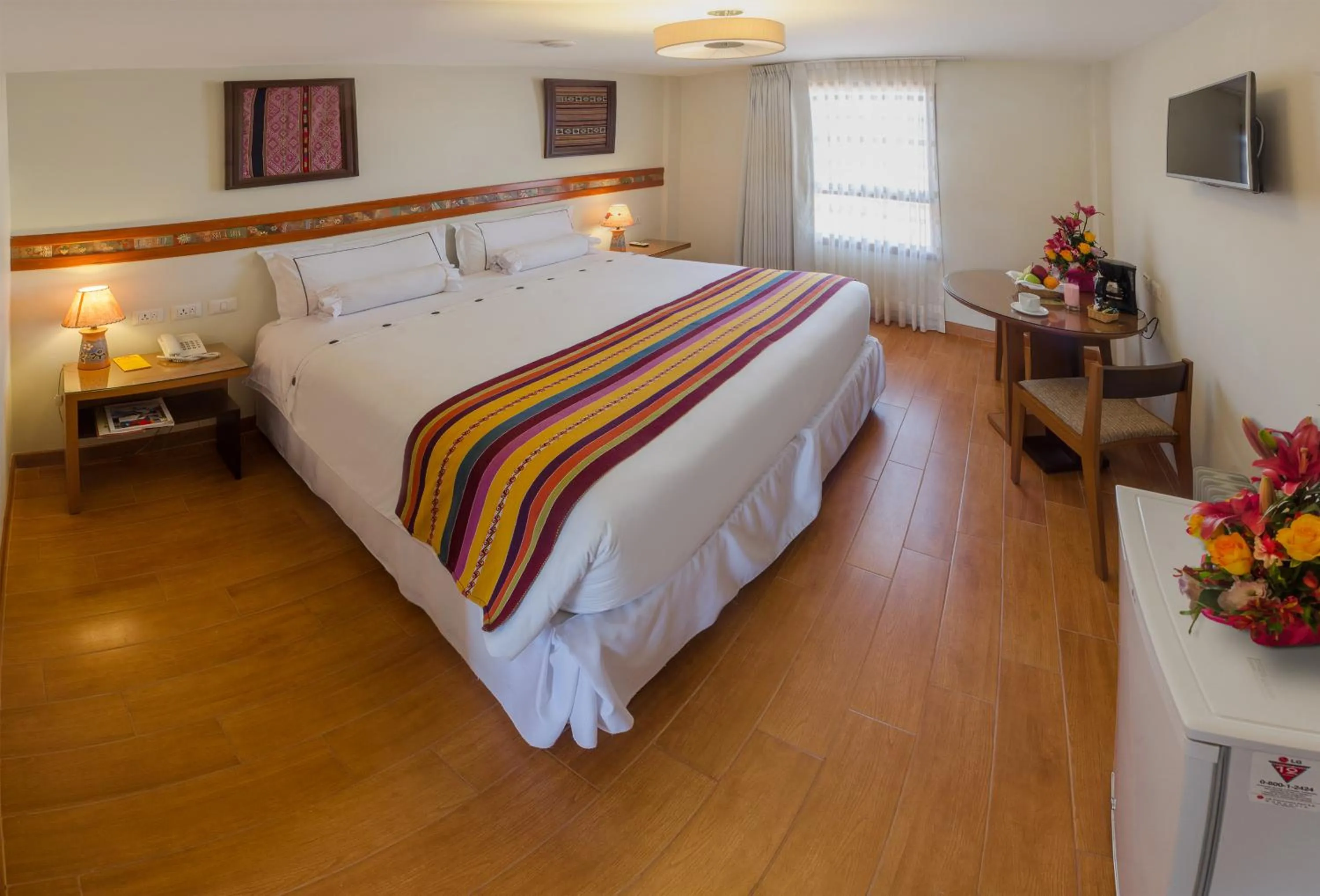 Photo of the whole room, Bed in Taypikala Hotel Cusco