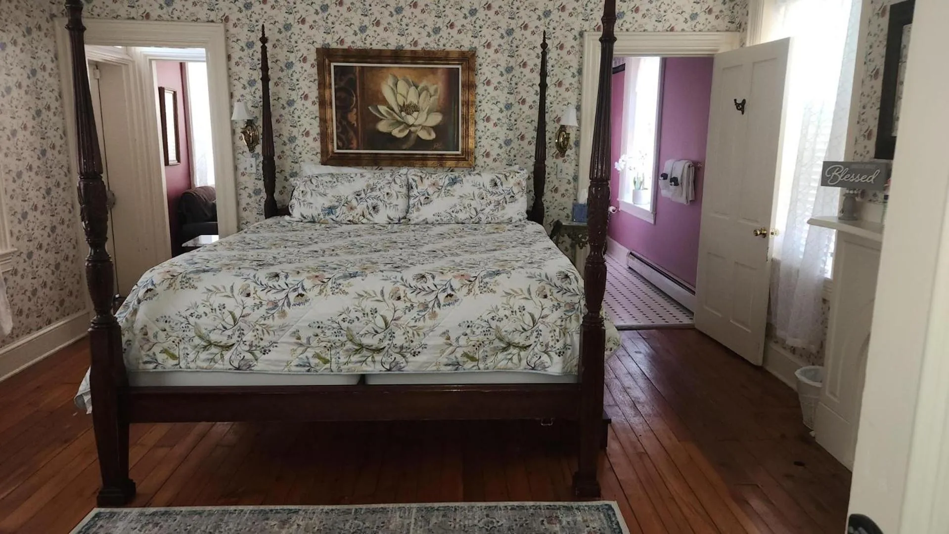 Bed in Greystone Manor Bed & Breakfast