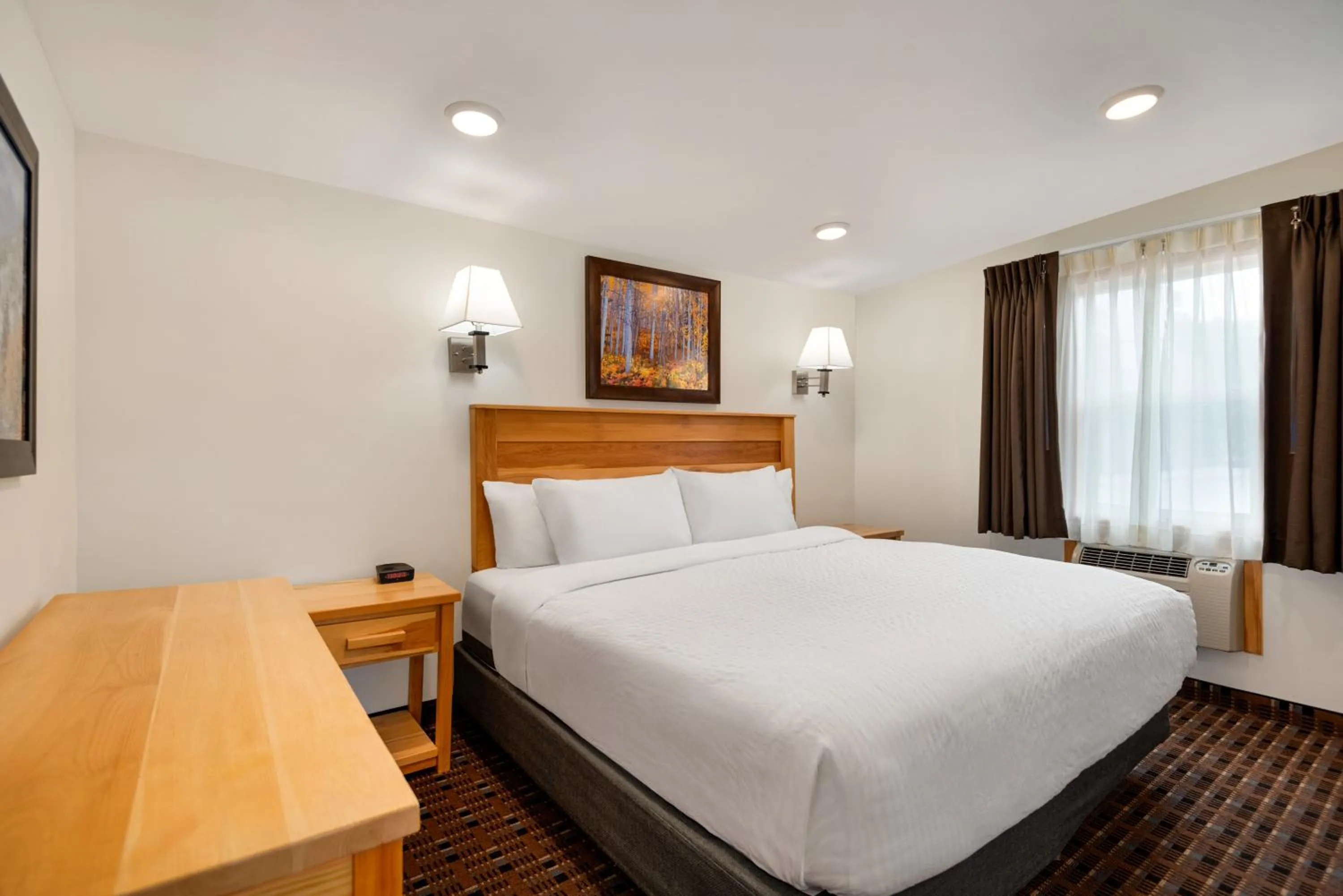 Bedroom, Bed in Nordic Lodge