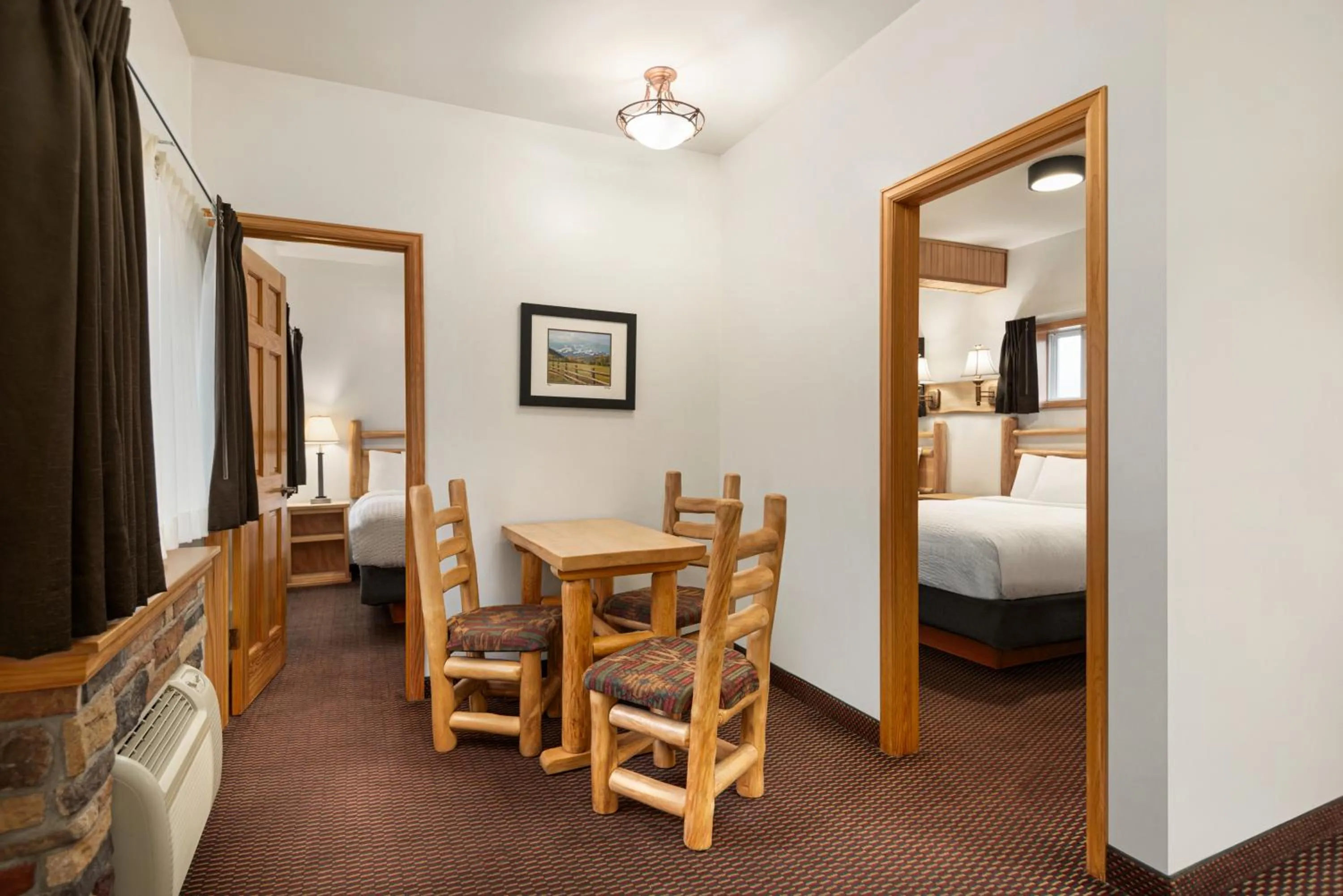 Living room, Bed in Nordic Lodge