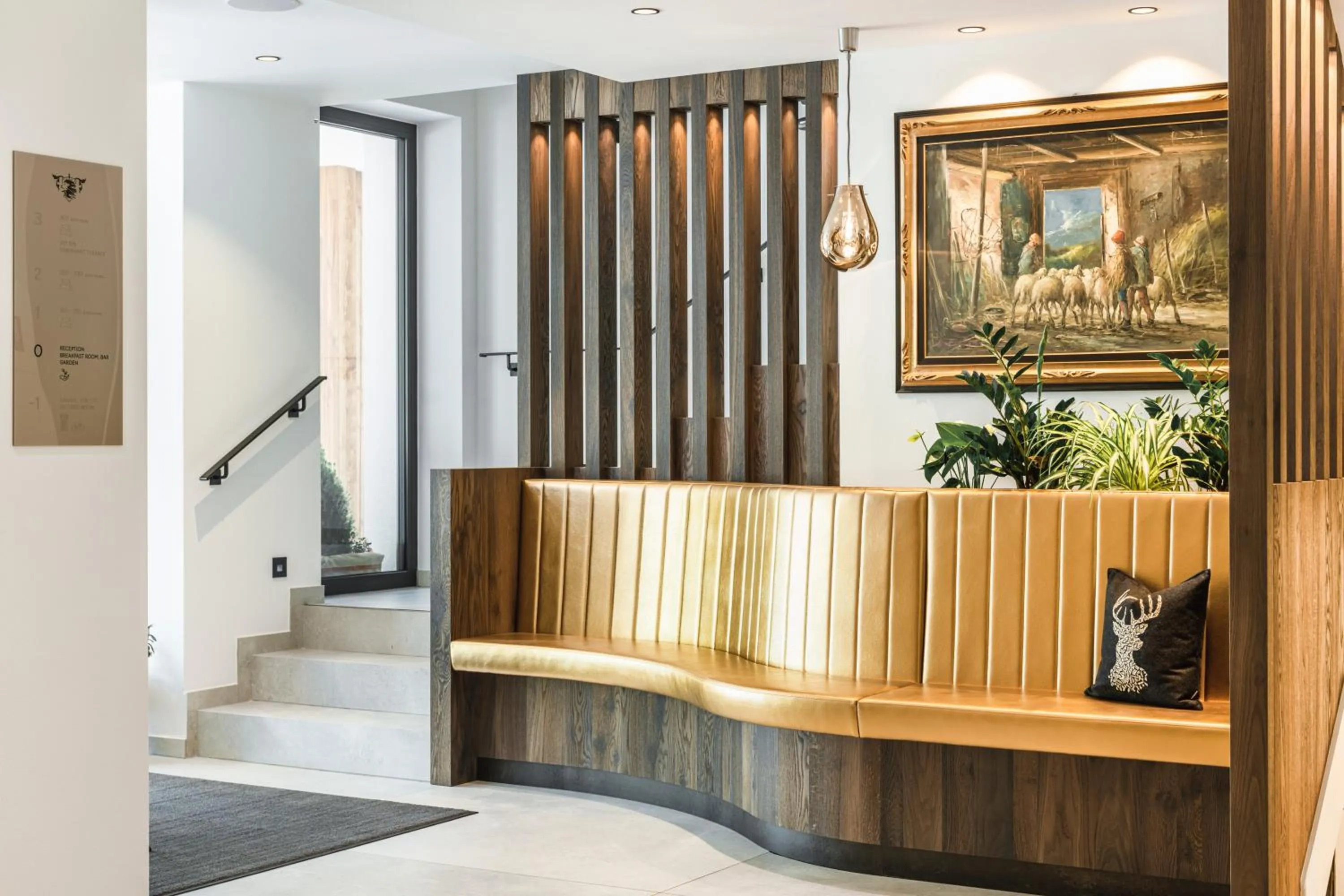 Lobby or reception in Boutique Hotel Planlim