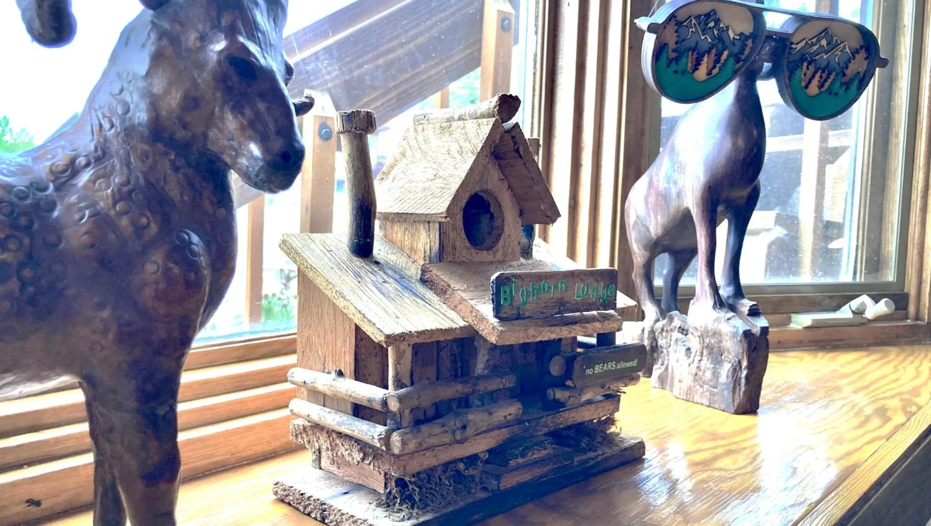 Lobby or reception in Big Horn Lodge