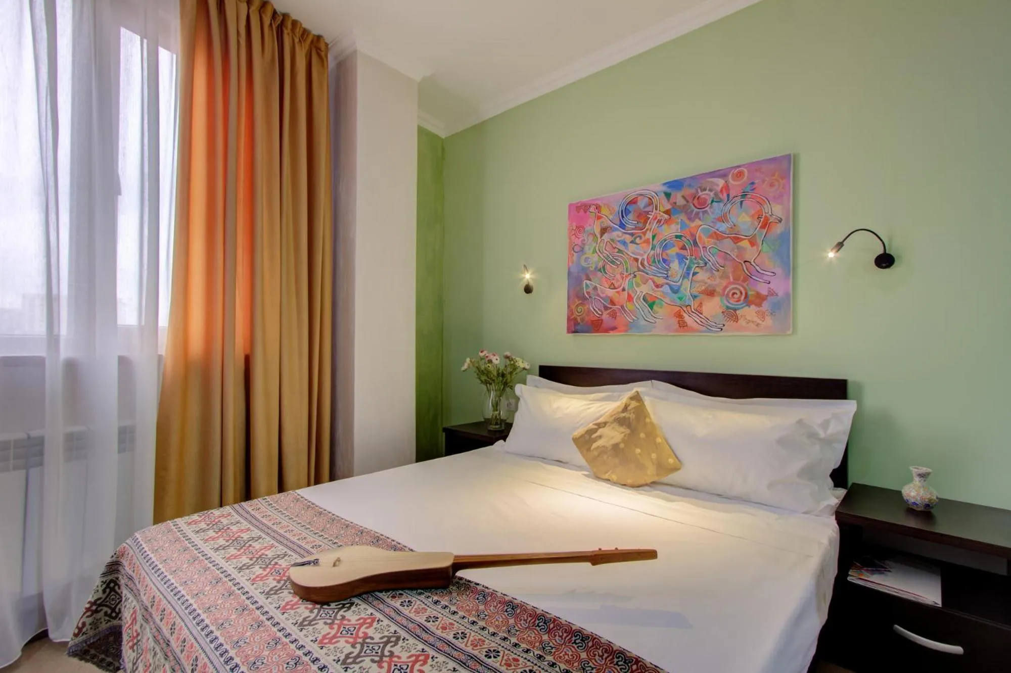 Photo of the whole room, Bed in Olive Hotel Bishkek