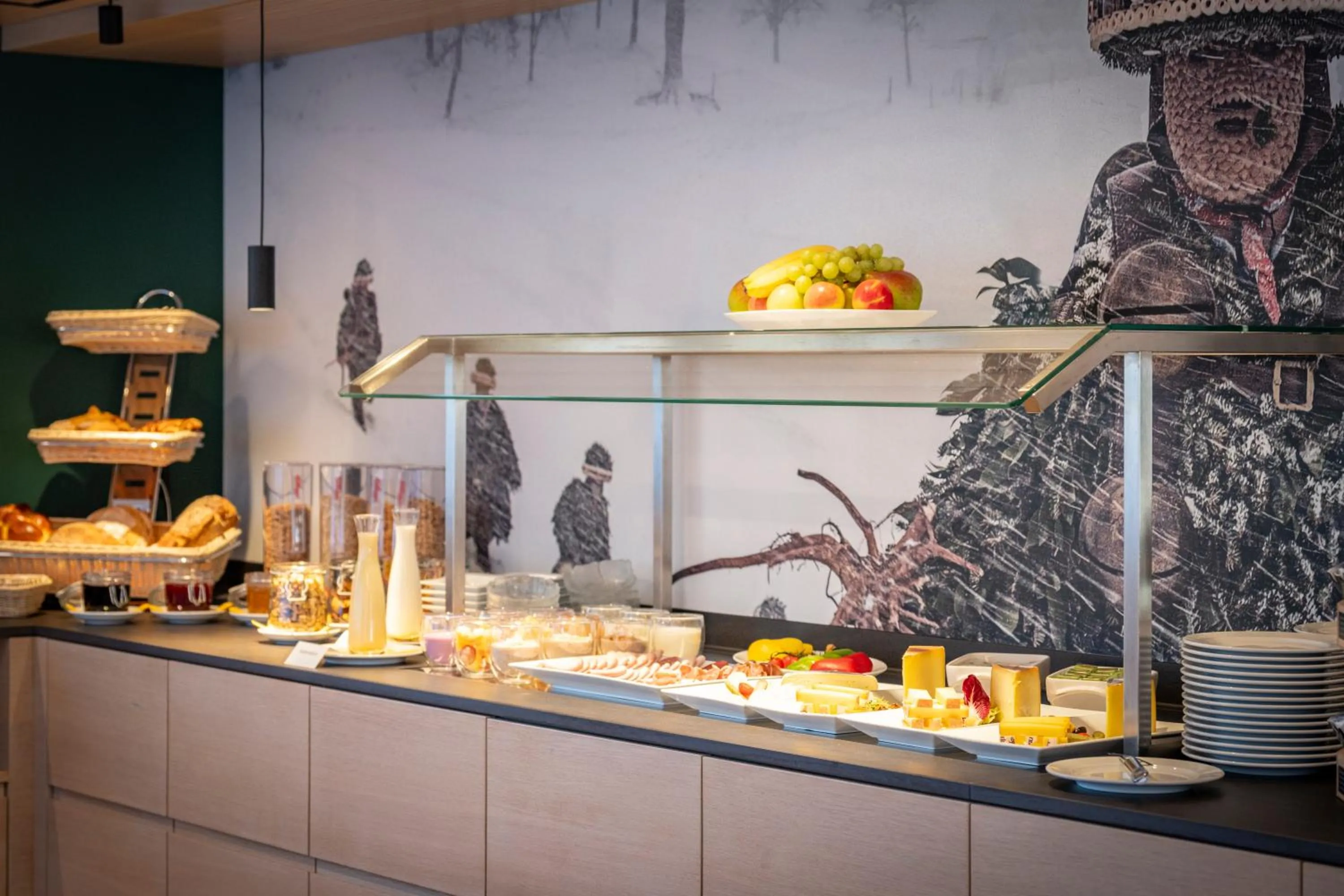 Breakfast in Hotel Restaurant Krone