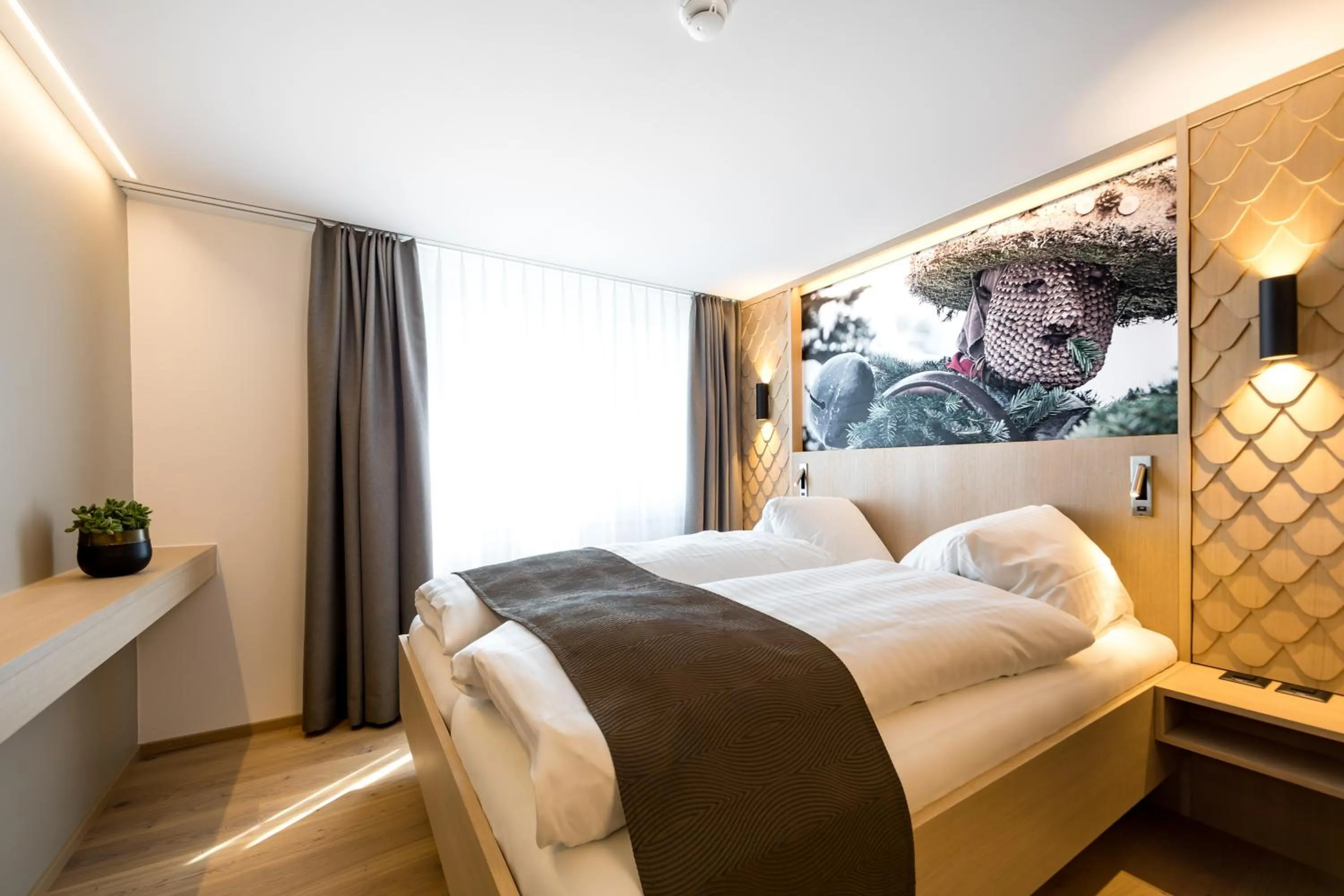 Photo of the whole room, Bed in Hotel Restaurant Krone