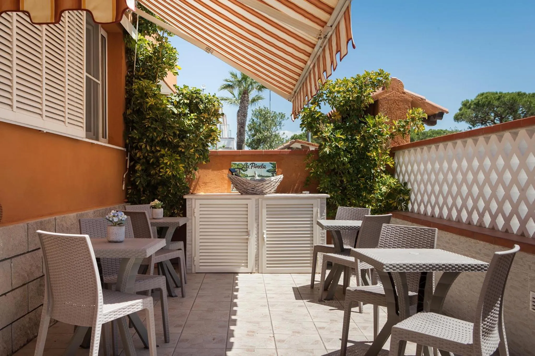 Garden in B&B La Pineta