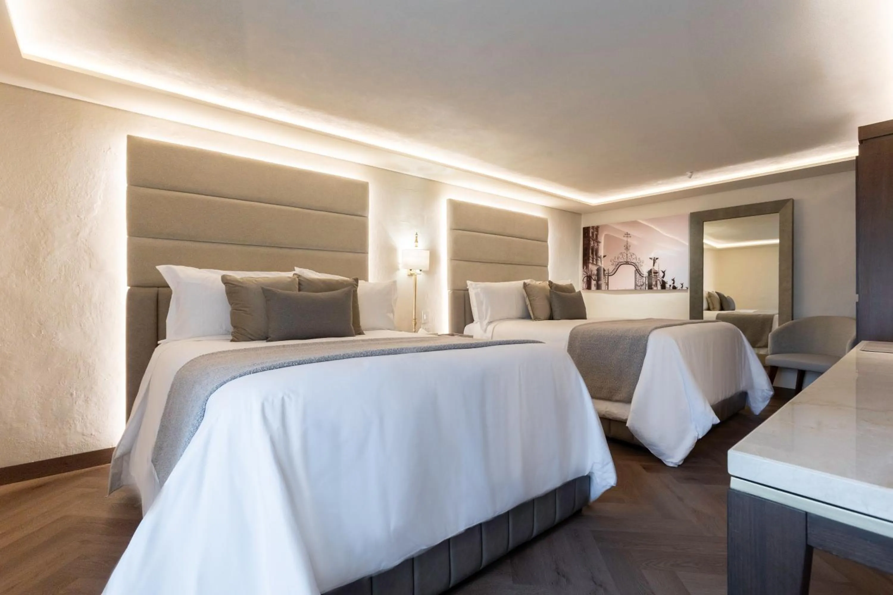 Bed in Quinta Real Puebla