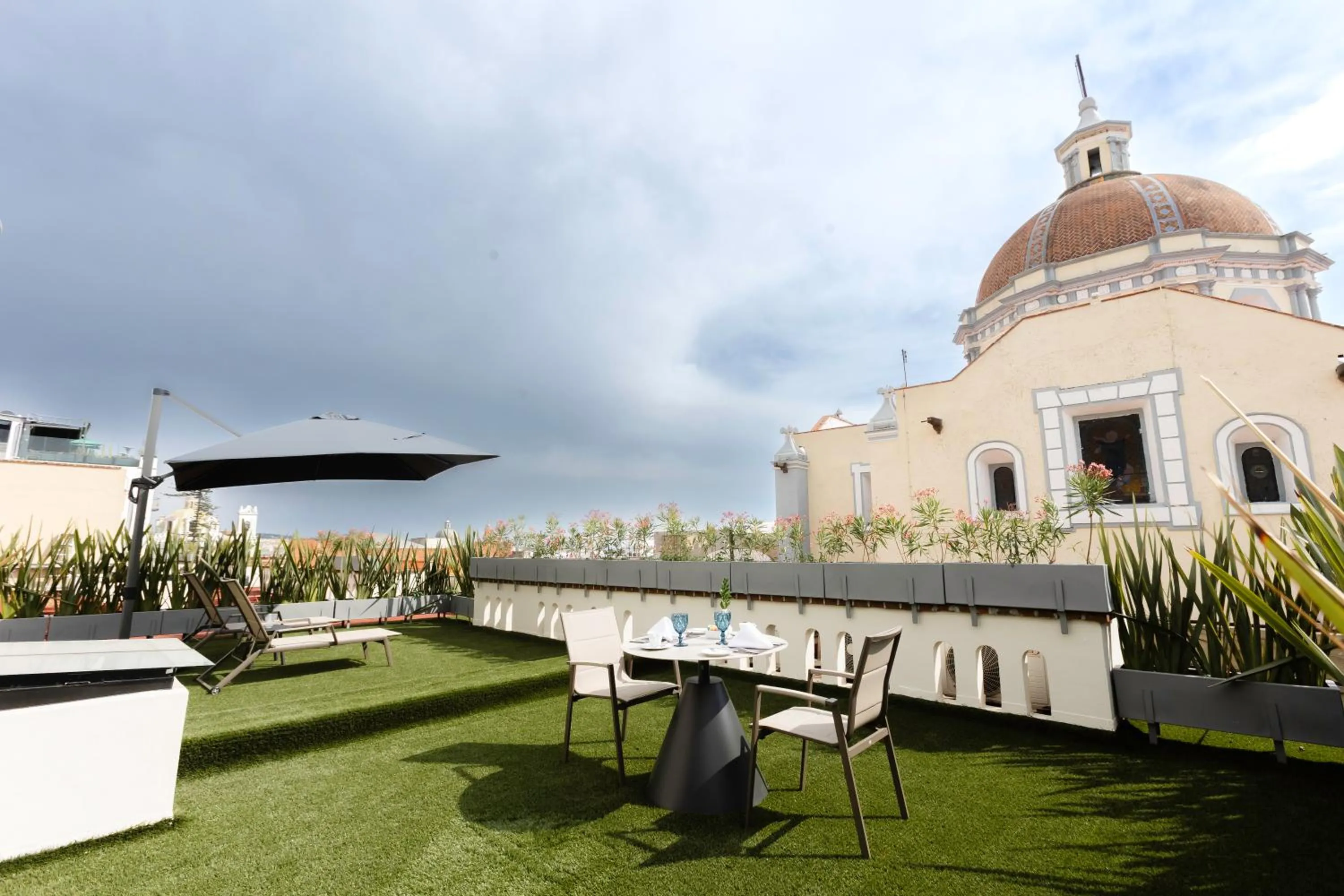 Garden in Quinta Real Puebla