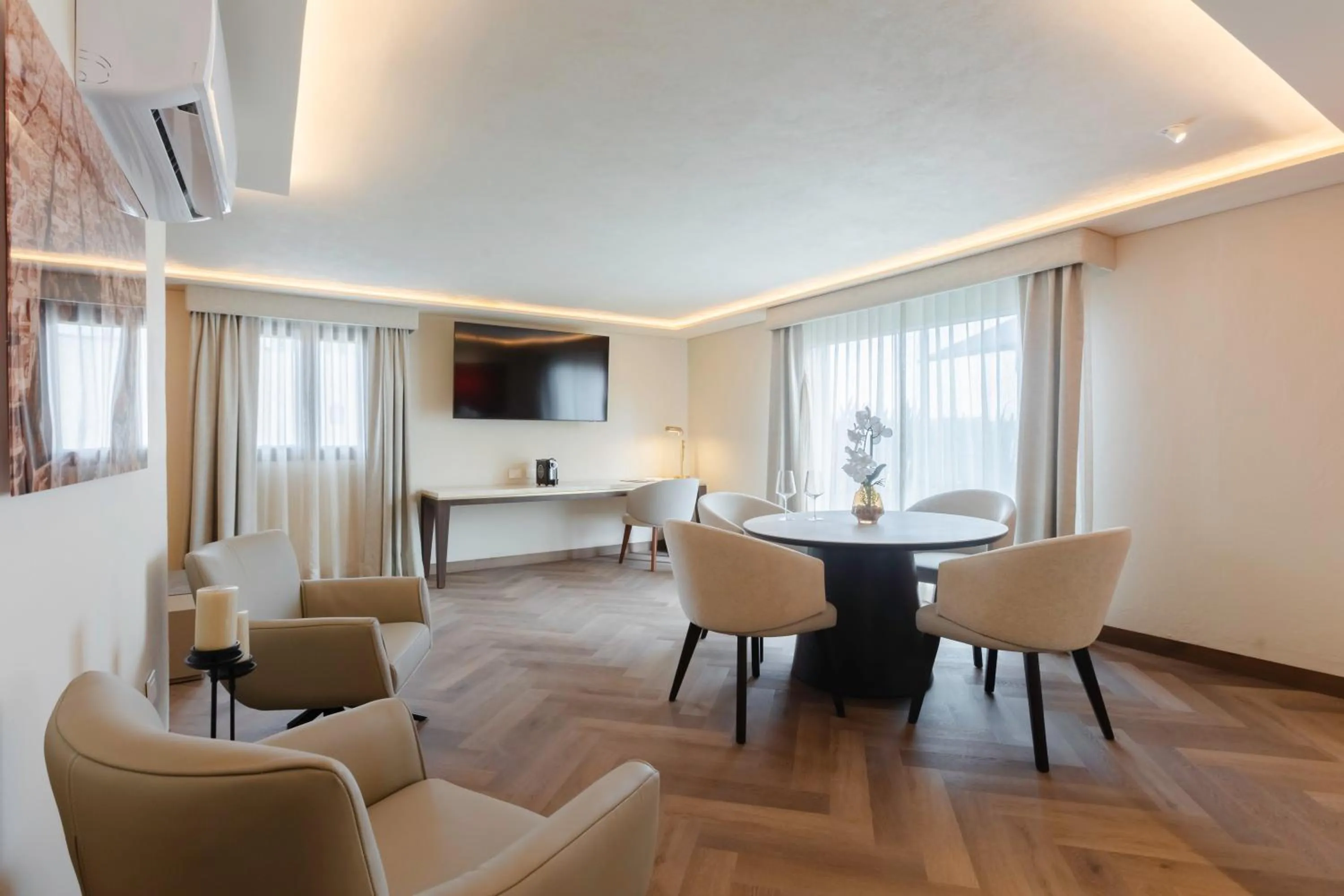 Living room in Quinta Real Puebla