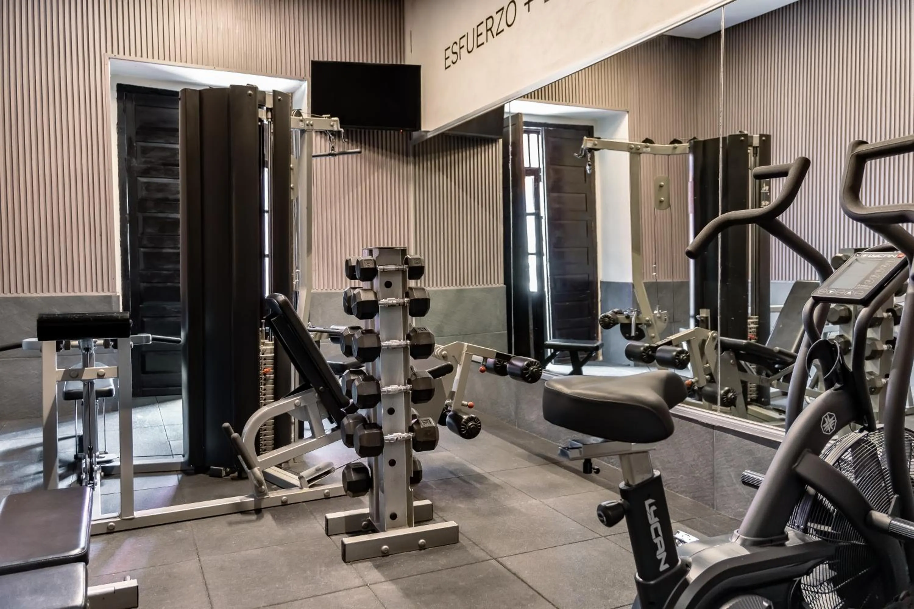Fitness centre/facilities in Quinta Real Puebla