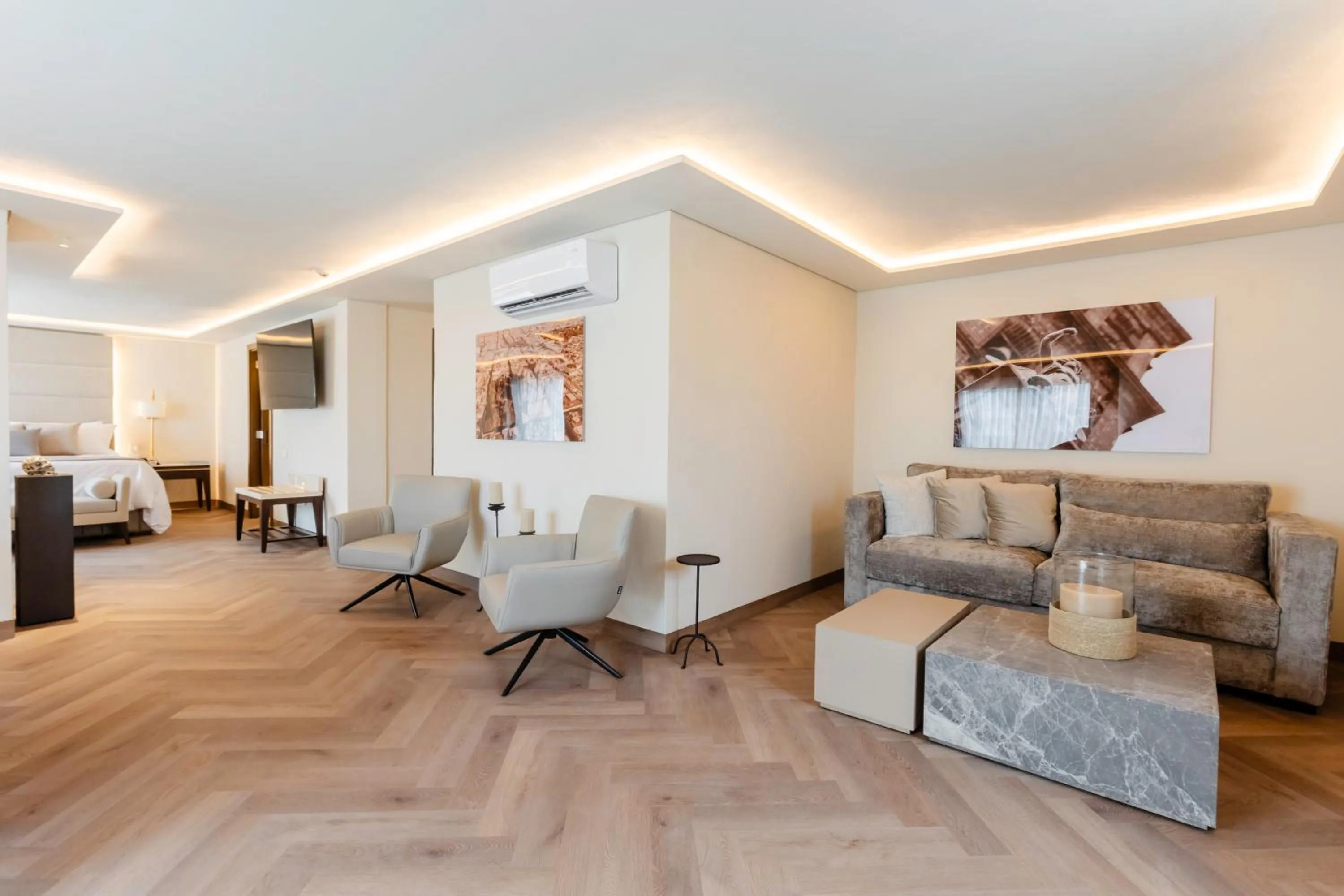 Living room in Quinta Real Puebla