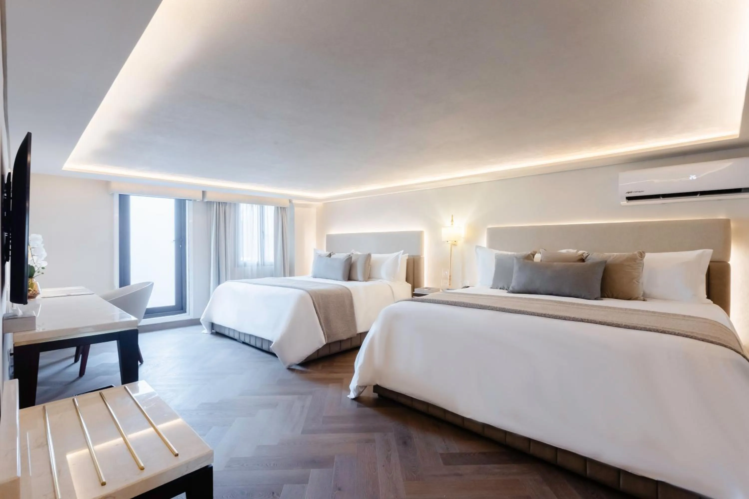 Bed in Quinta Real Puebla