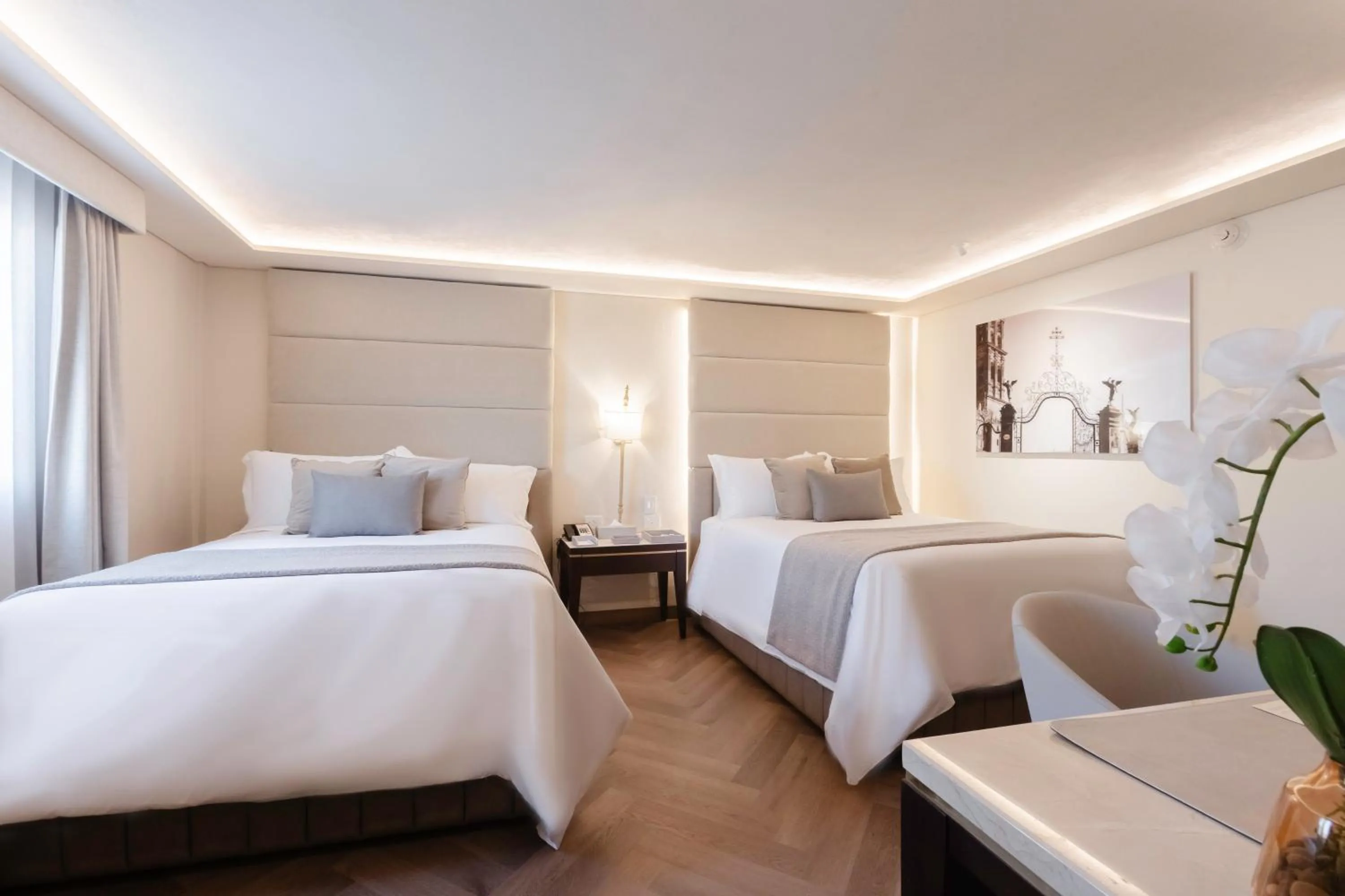 Bed in Quinta Real Puebla