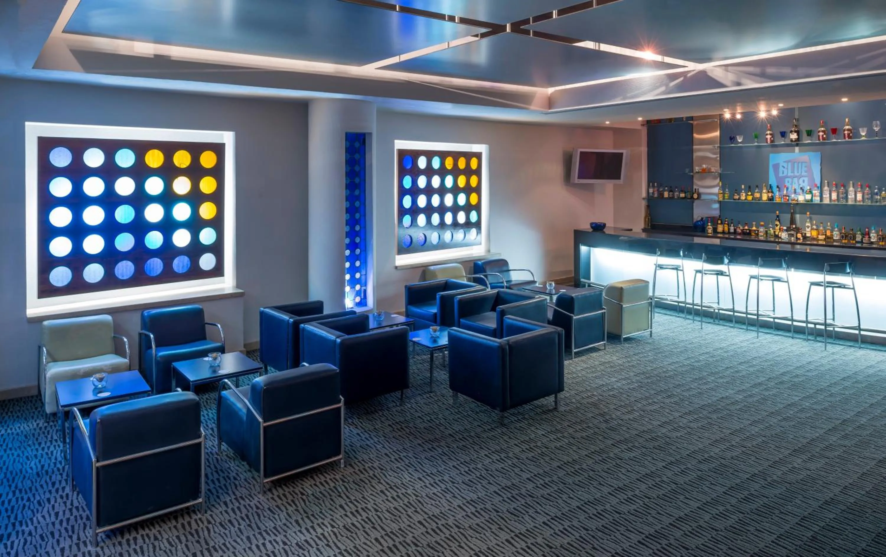 Lounge or bar in Real Inn Ciudad Juarez by the USA Consulate