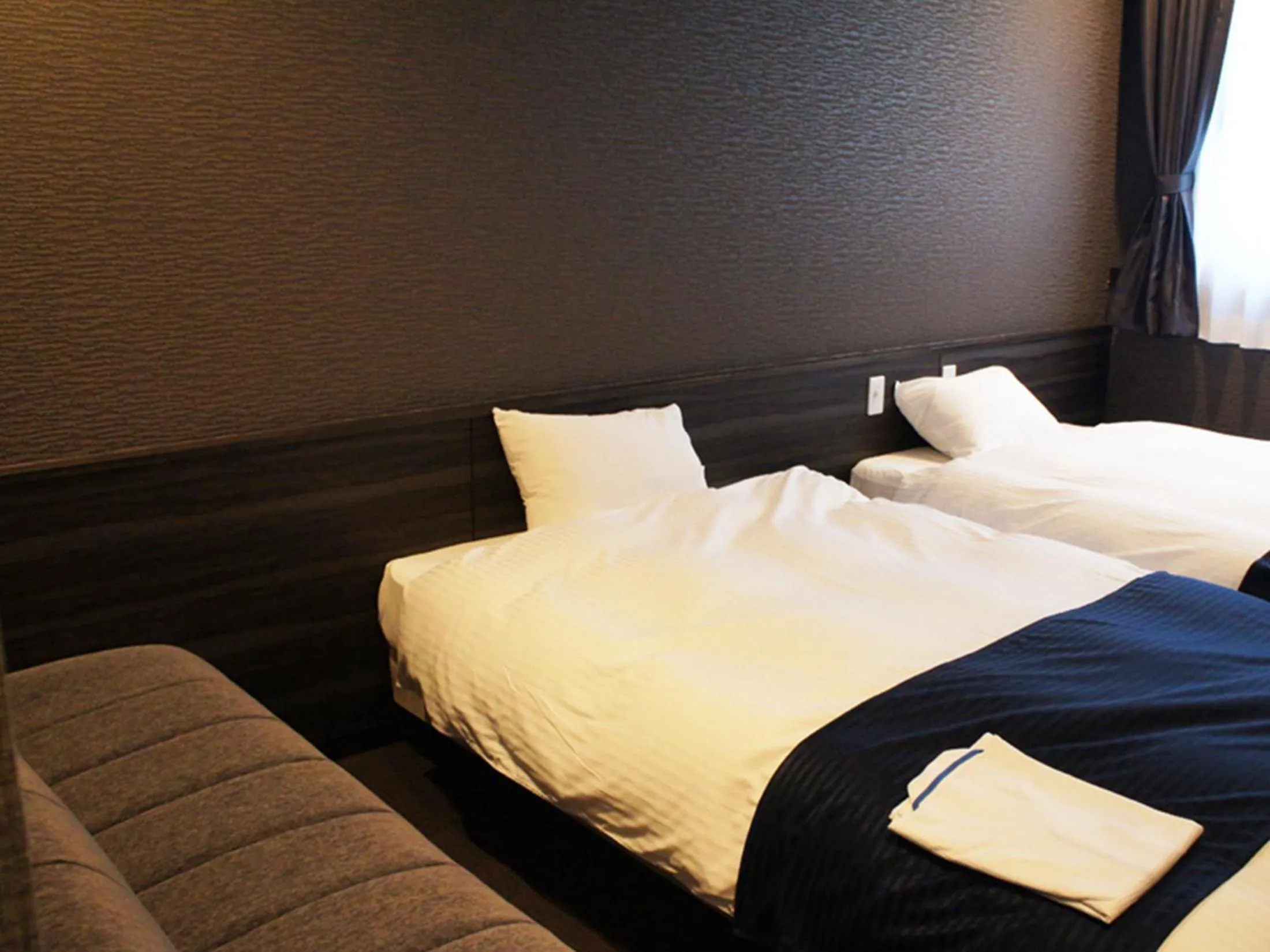 Bed in Hotel Abest Osu Kannon Ekimae Hane no Yu