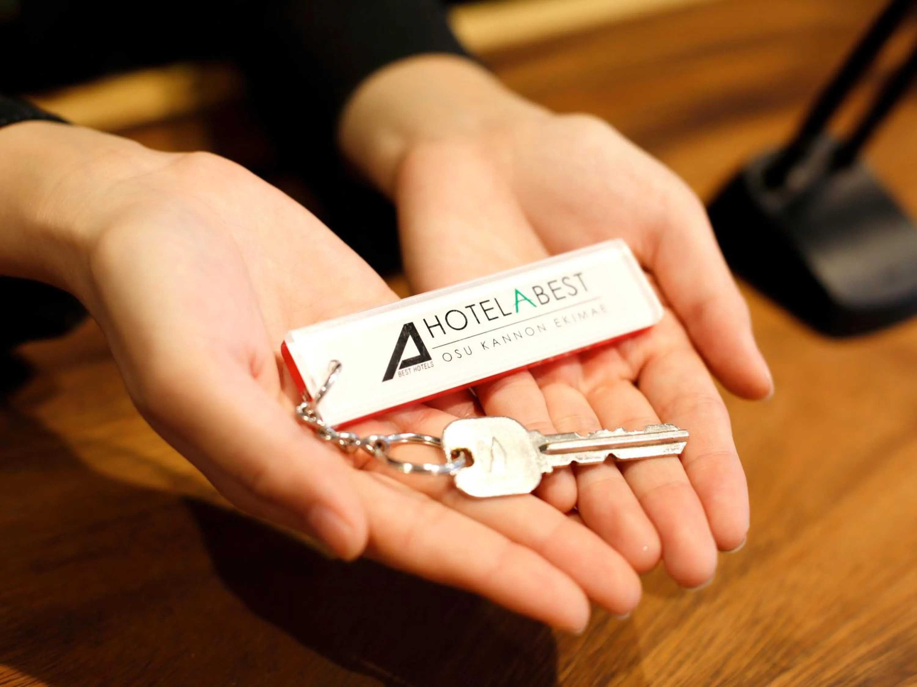 Property logo or sign in Hotel Abest Osu Kannon Ekimae Hane no Yu