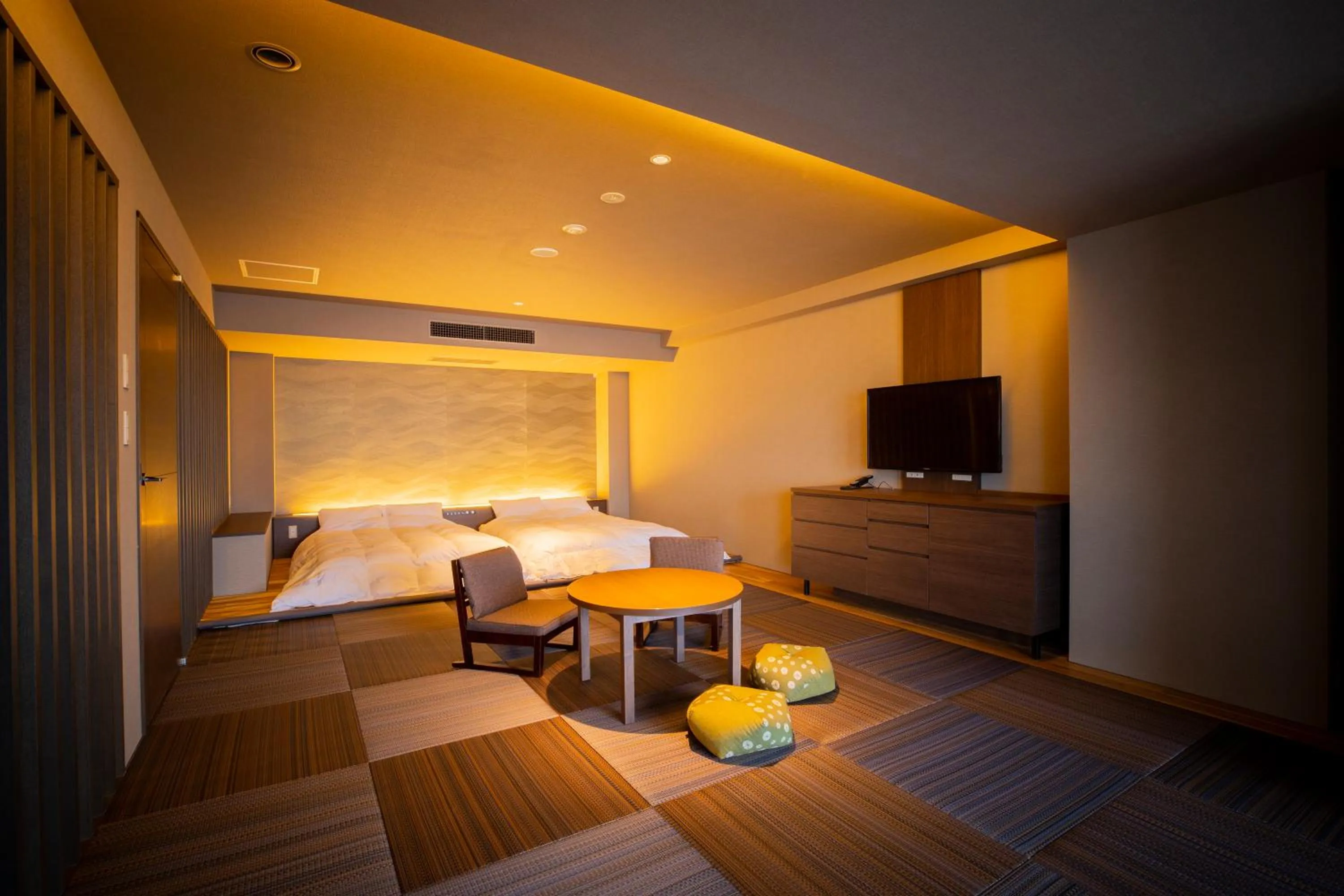 Bed in Yunokawa Prince Hotel Nagisatei
