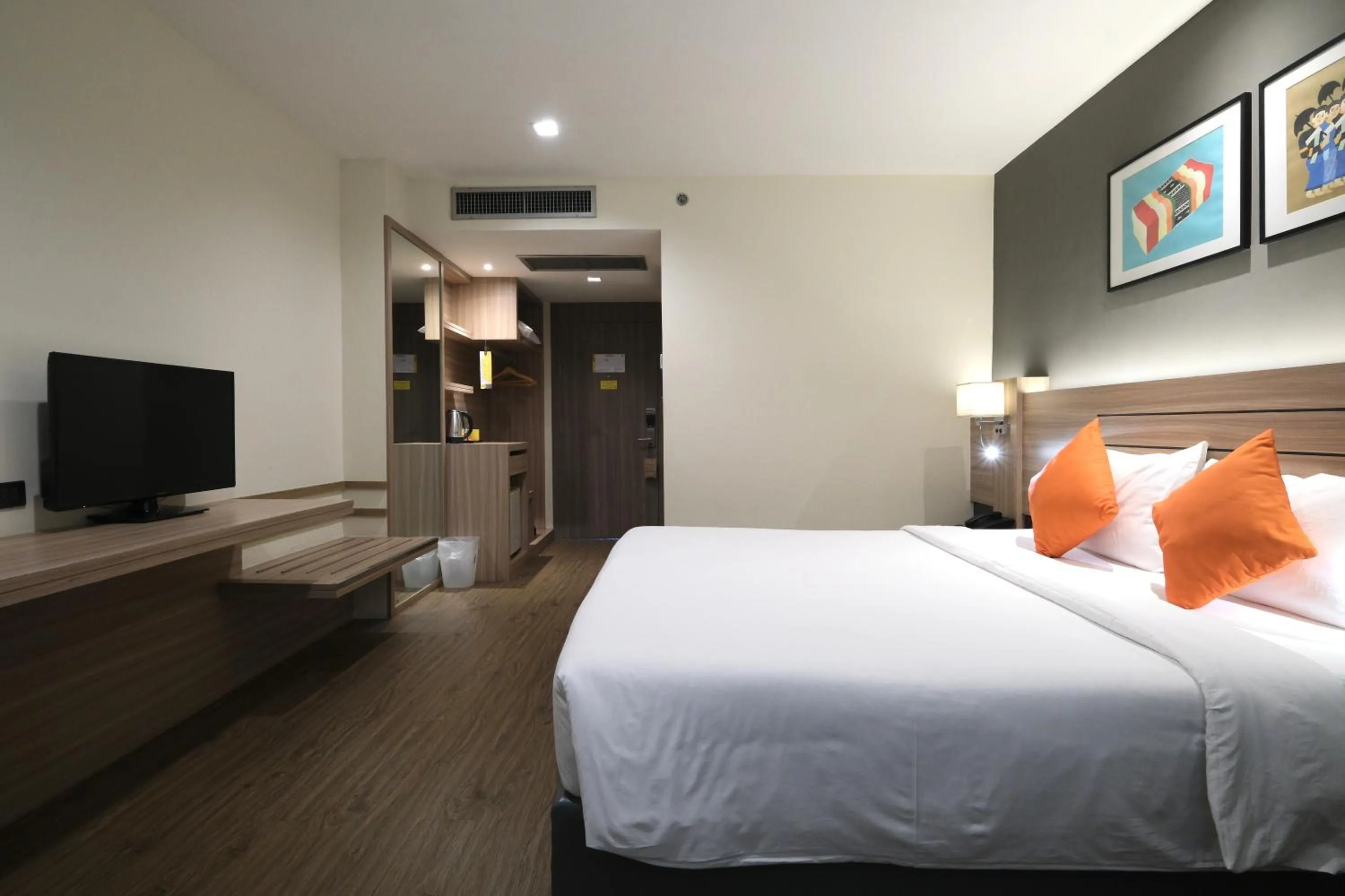 Bed in Le cassia Hotel