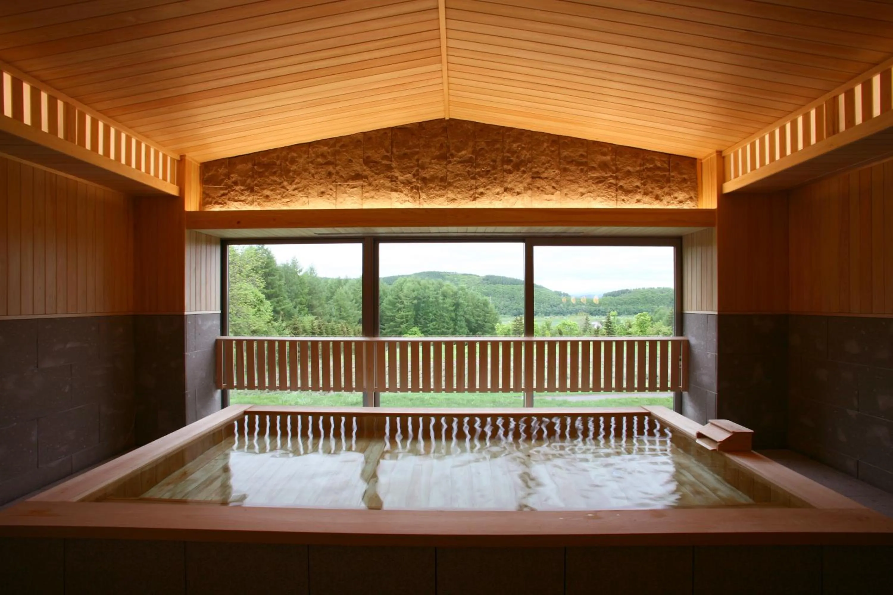 Hot Spring Bath in Furano Hotel