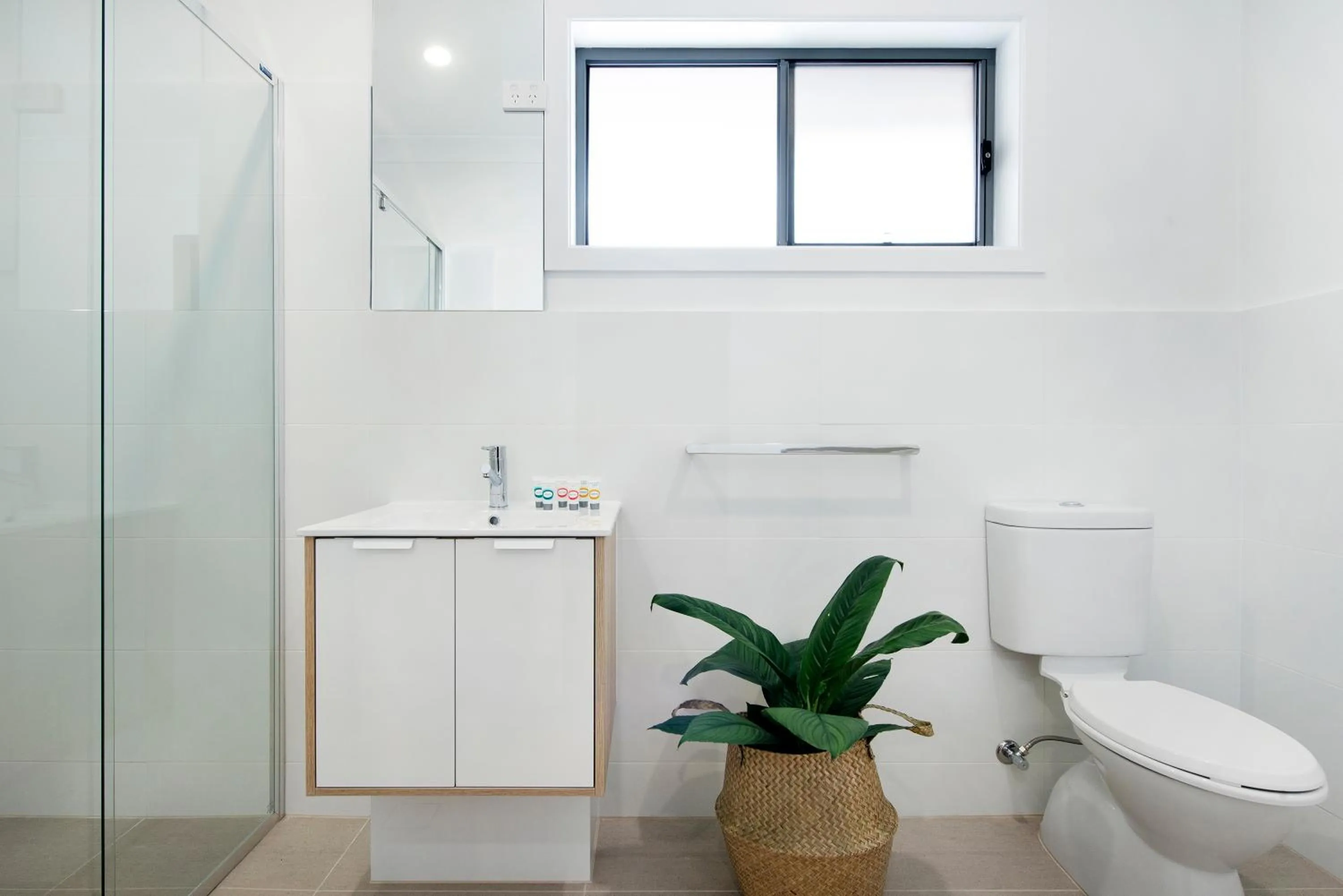 Bathroom in Blue Heron Boutique Motel