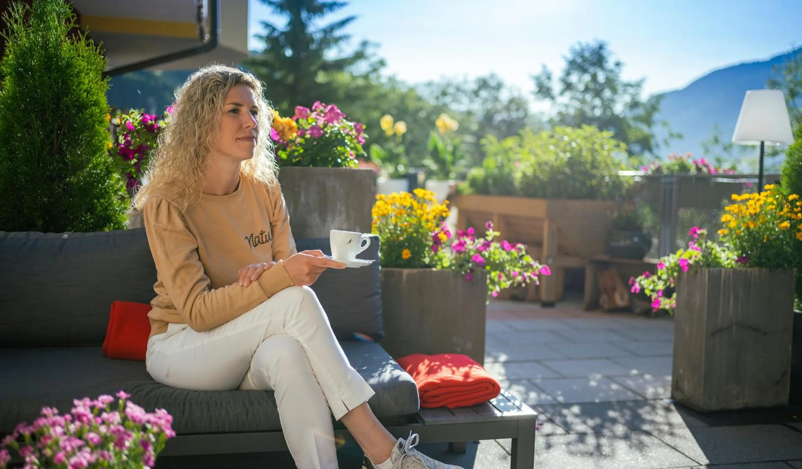 Balcony/Terrace in Hotel Residenz Hochalm - SKI IN -SKI OUT