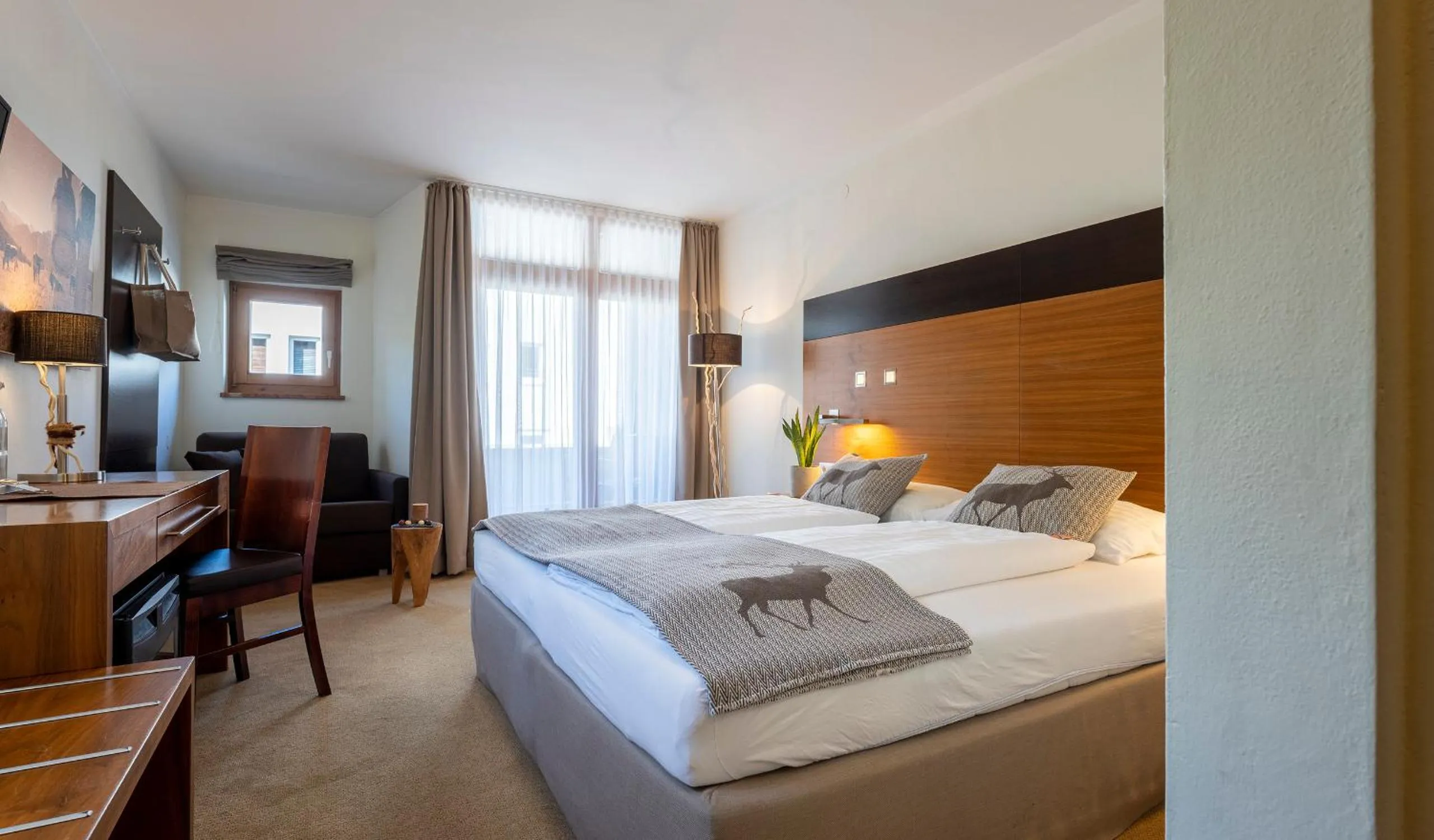 Bed in Hotel Residenz Hochalm - SKI IN -SKI OUT