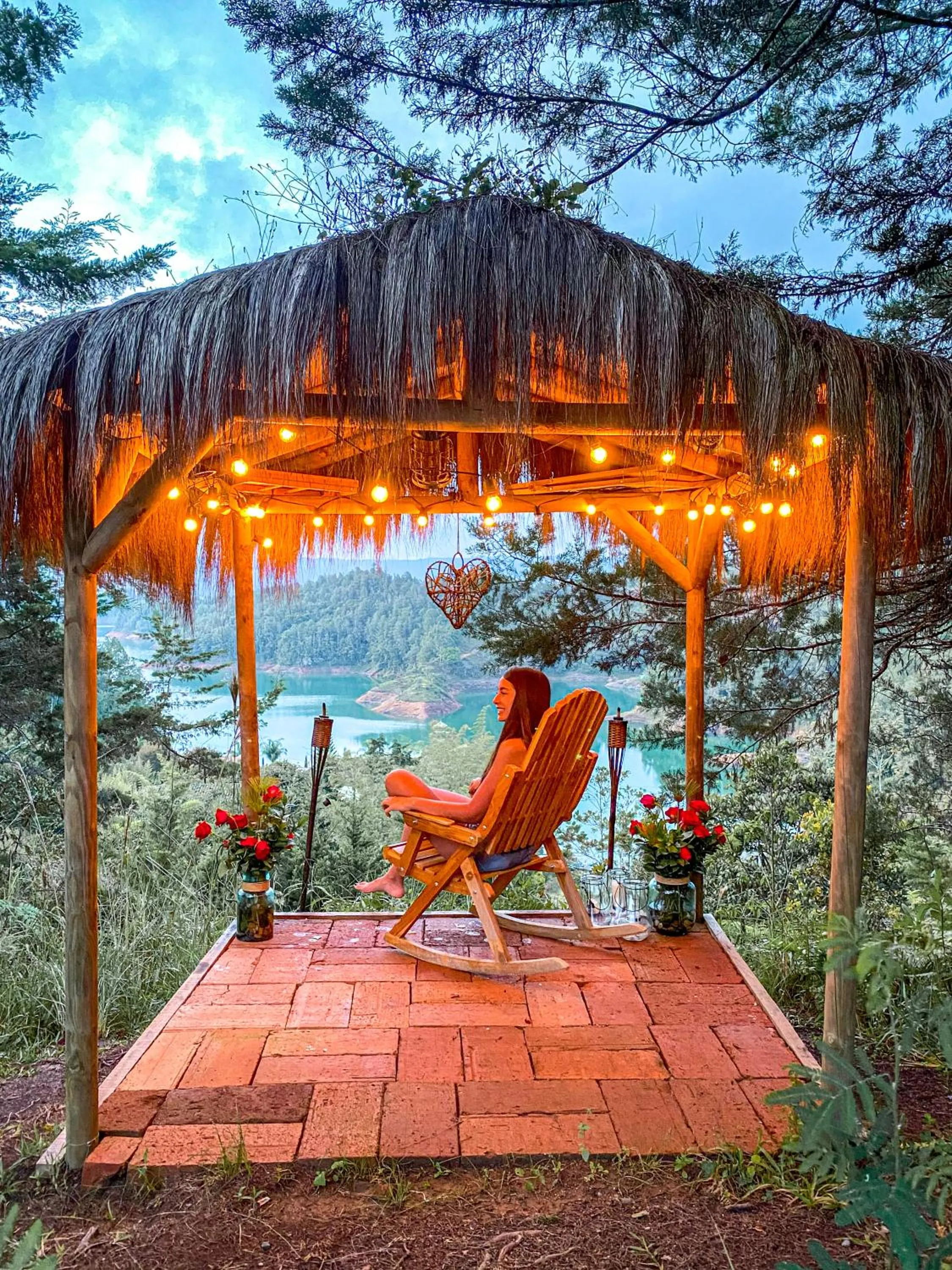 Balcony/Terrace in Levit Glamping - Hotel Guatapé Peñol