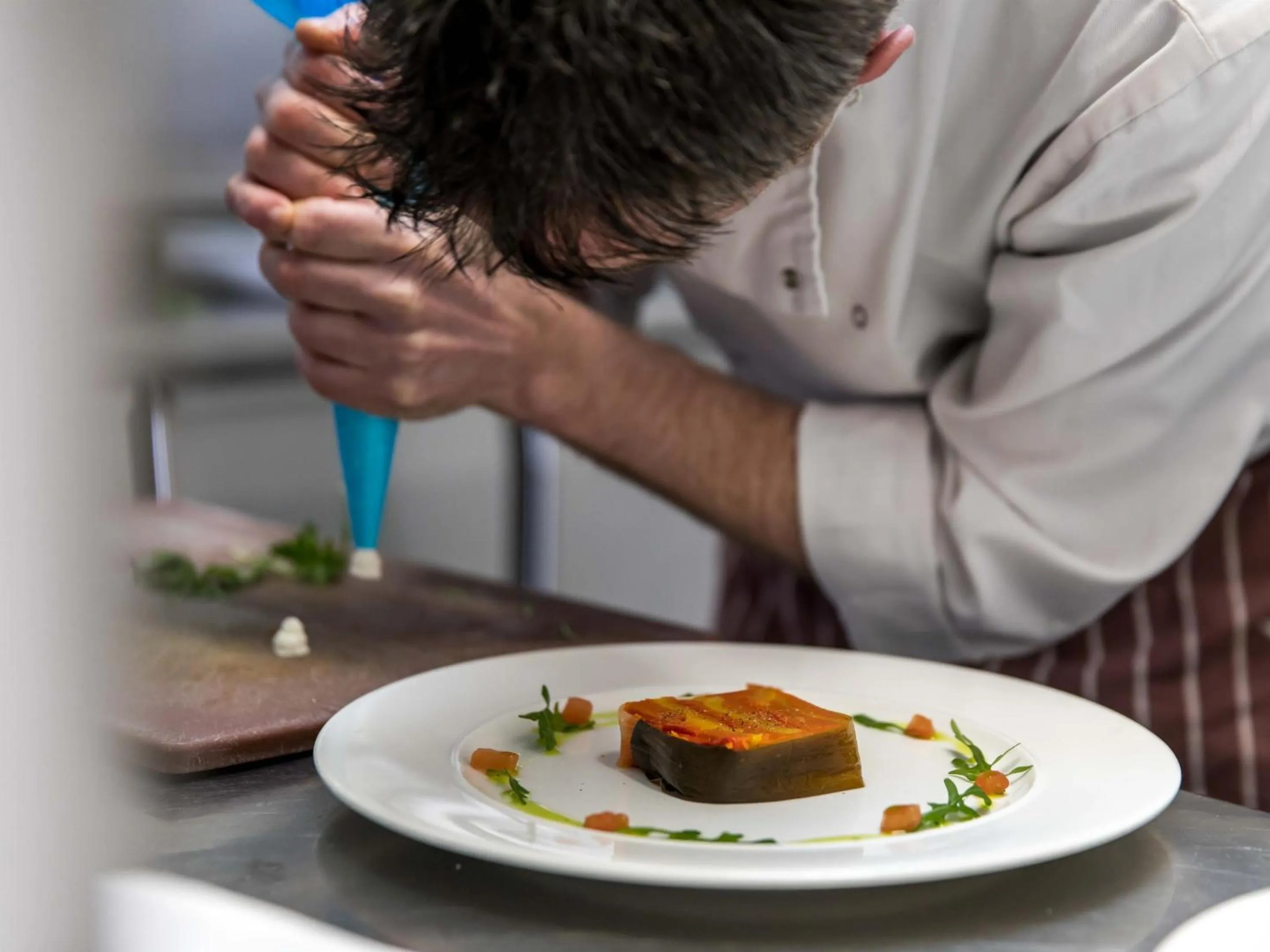 Dining area in Timble Inn