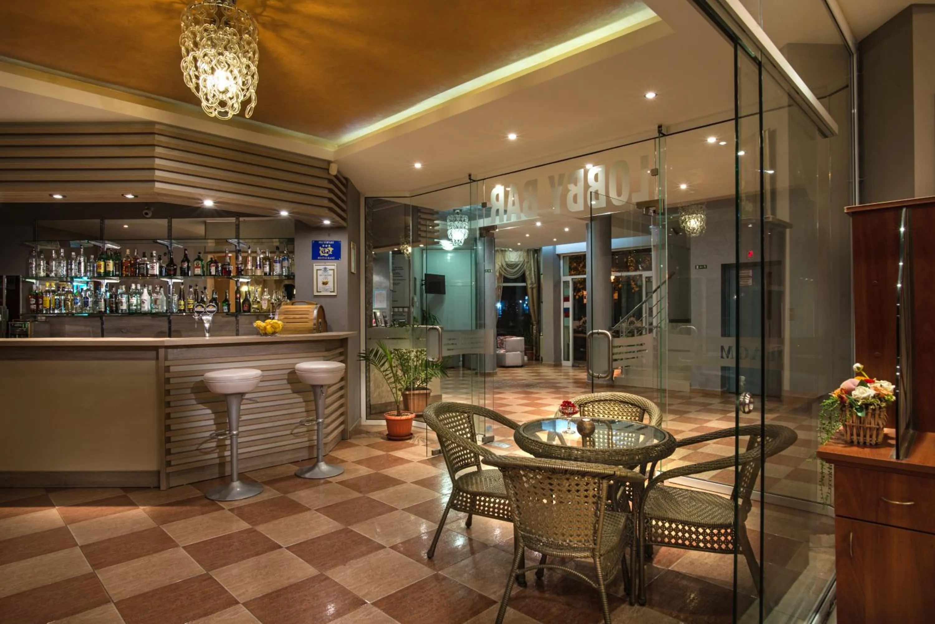 Lobby or reception in Flagman Hotel