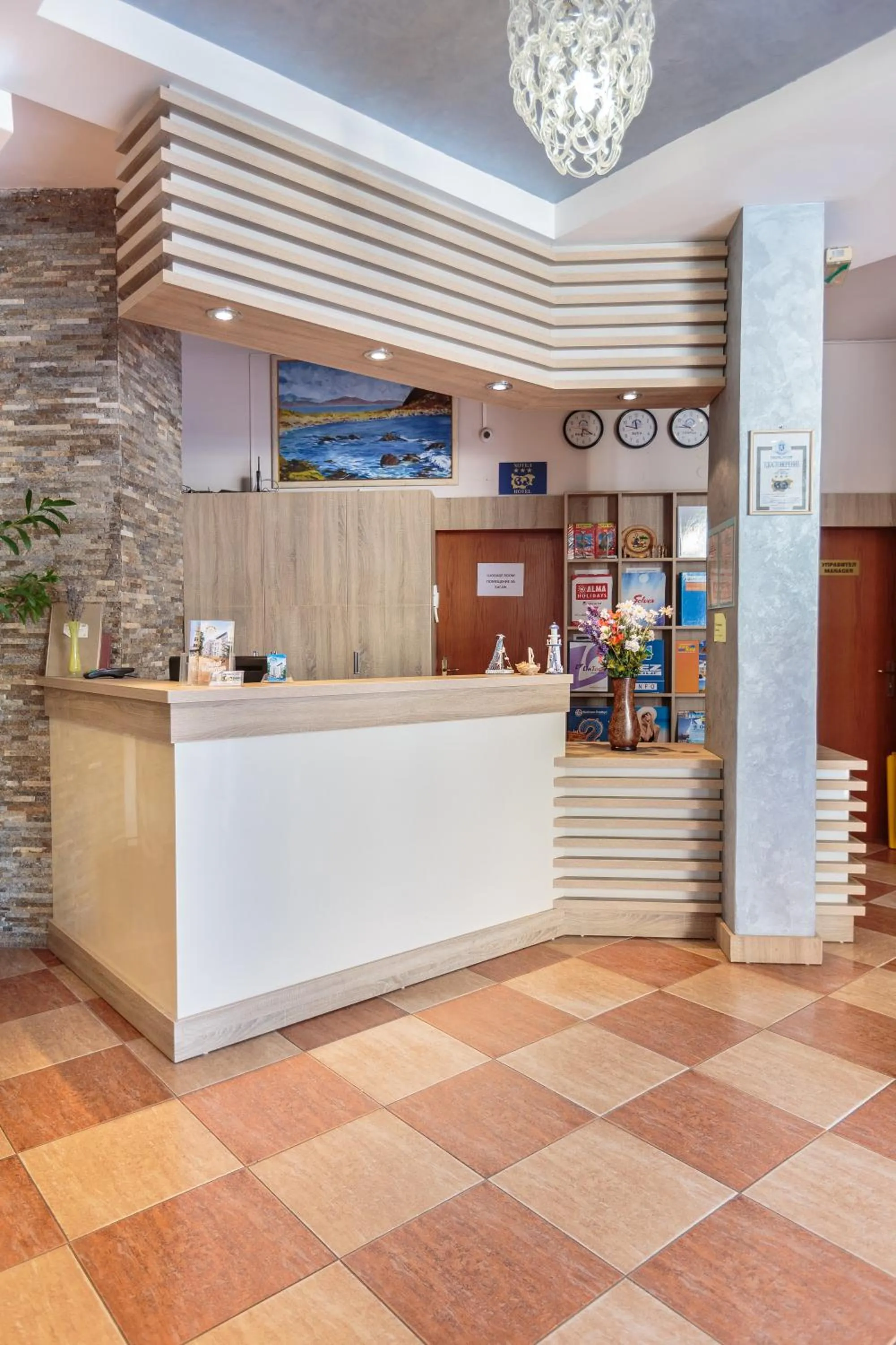 Lobby or reception in Flagman Hotel