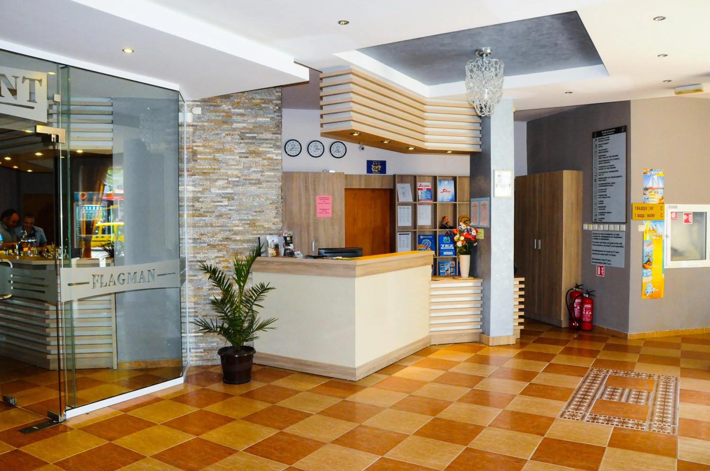 Lobby or reception in Flagman Hotel