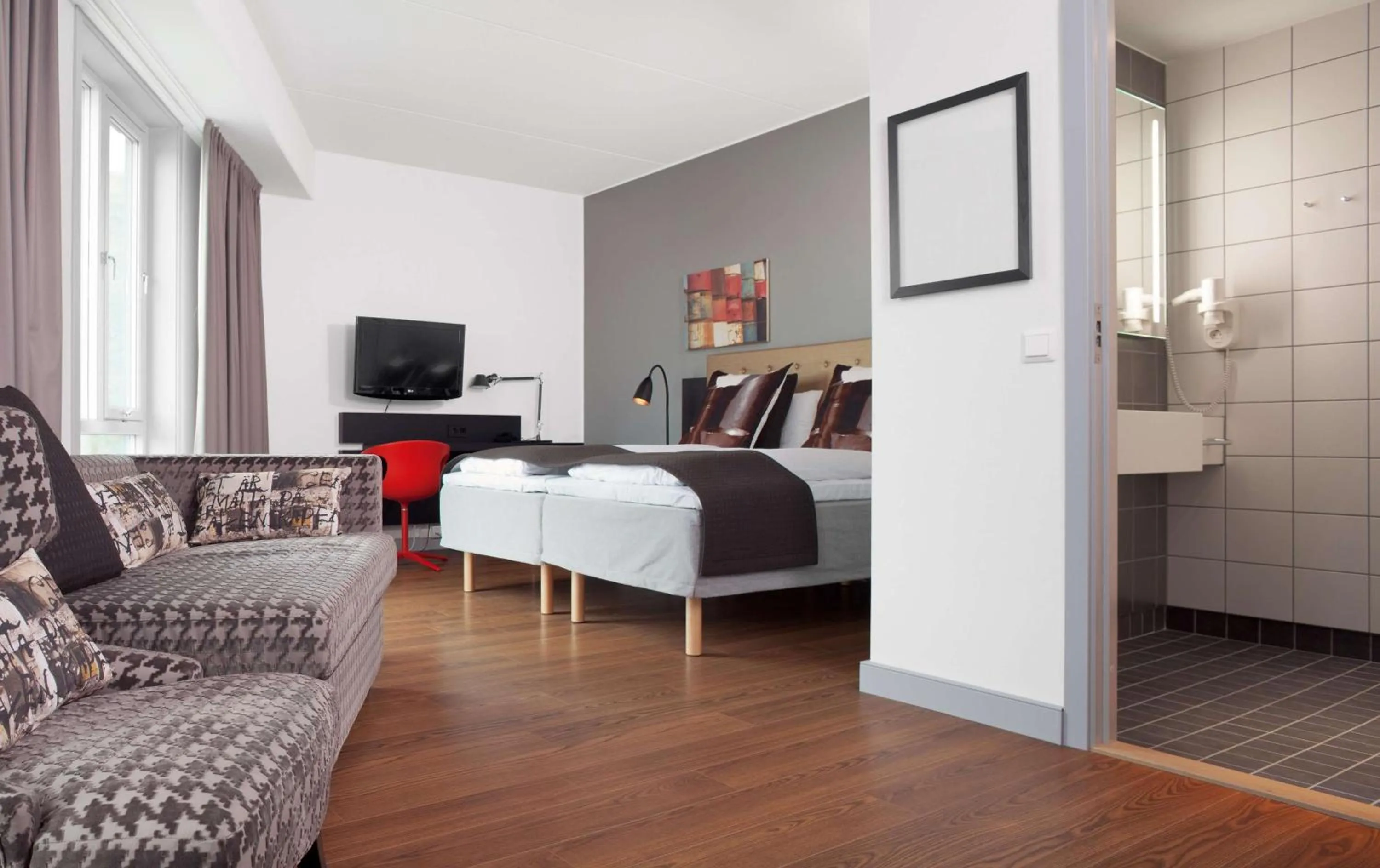 Bedroom, Bed in Scandic Stavanger Forus