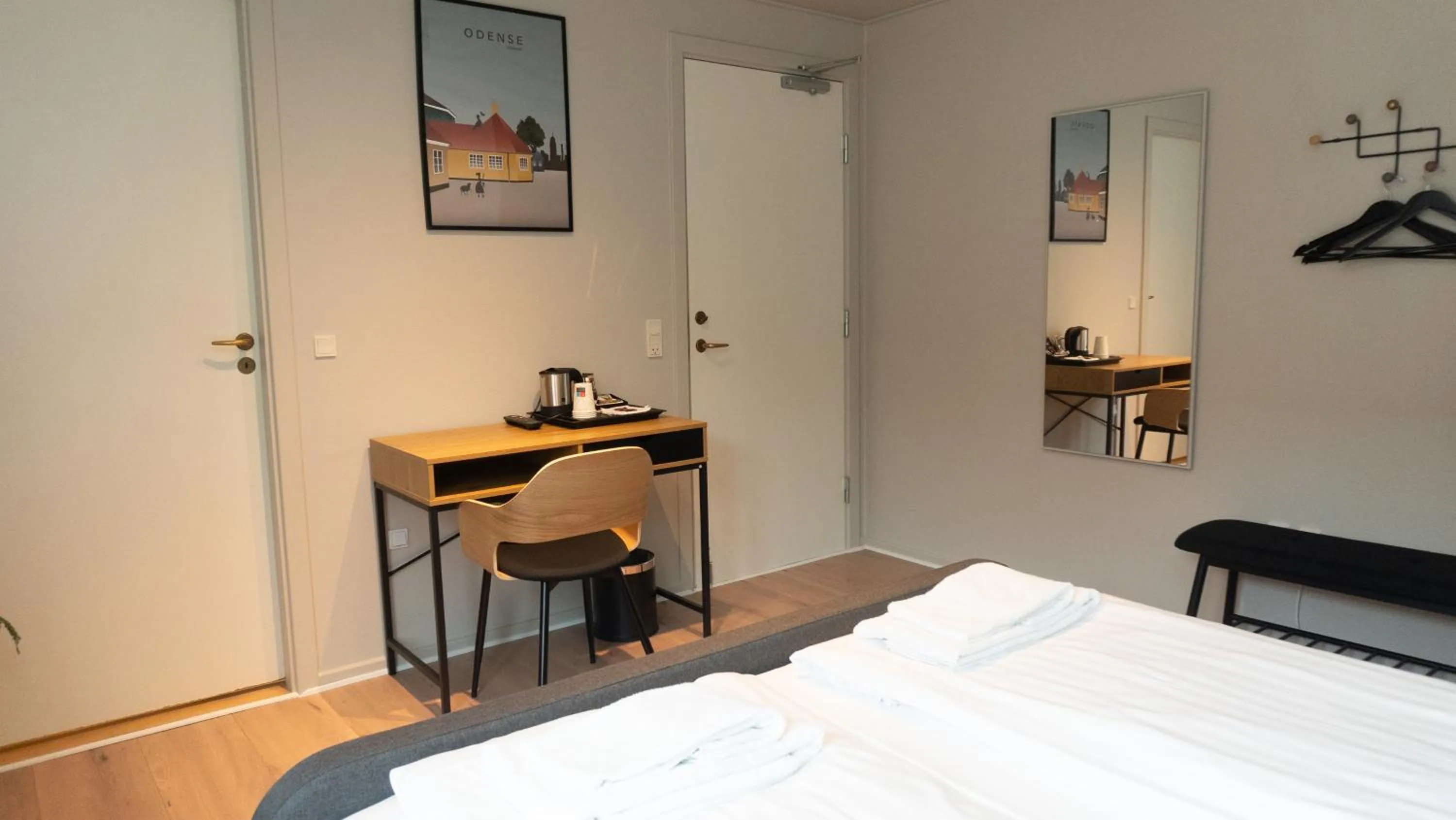 Bed in Hotel Smedegaarden