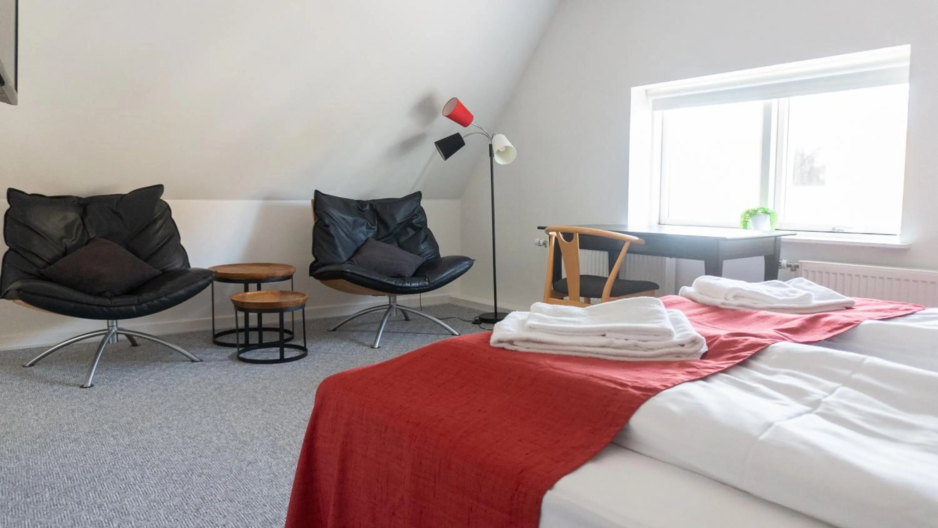 Bedroom, Bed in Hotel Smedegaarden