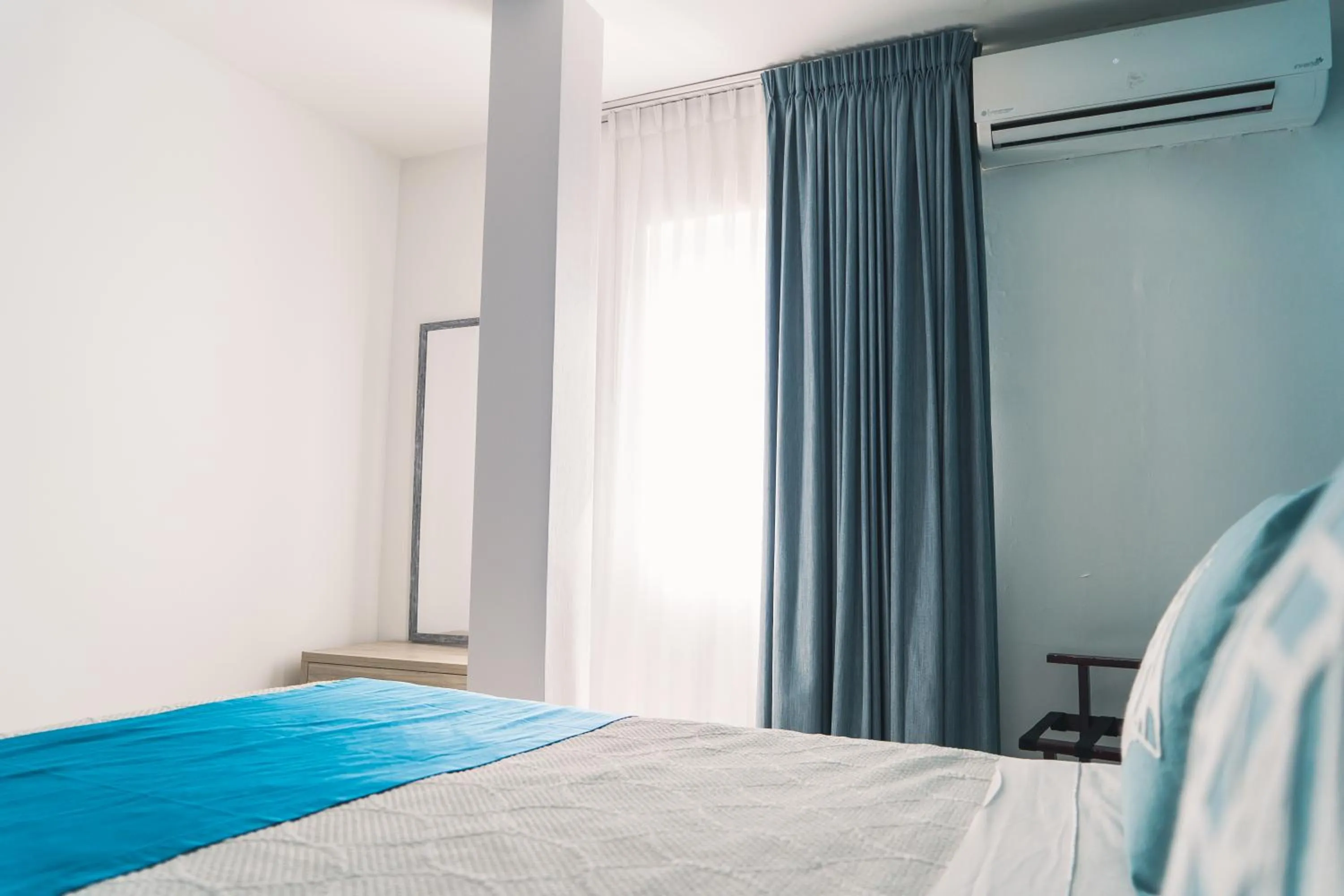 Bed in Sea Colors Hotel