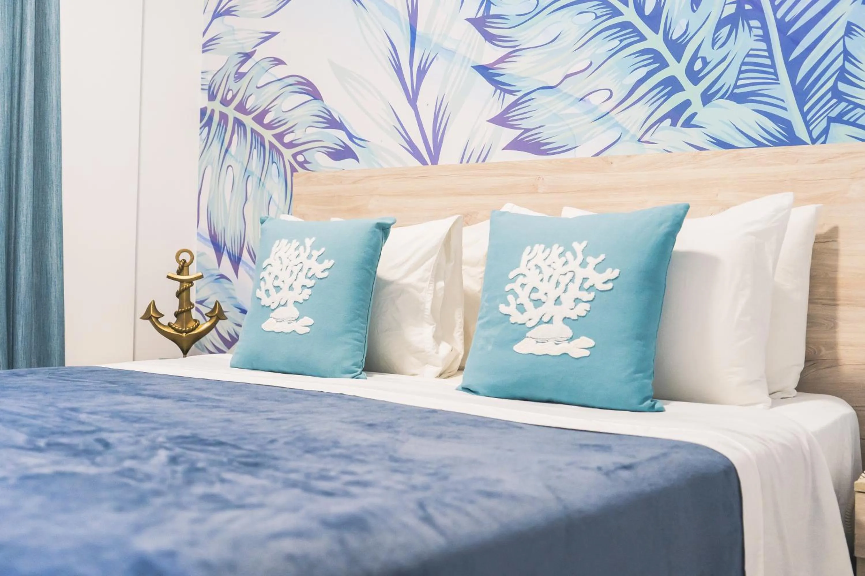 Bed in Sea Colors Hotel