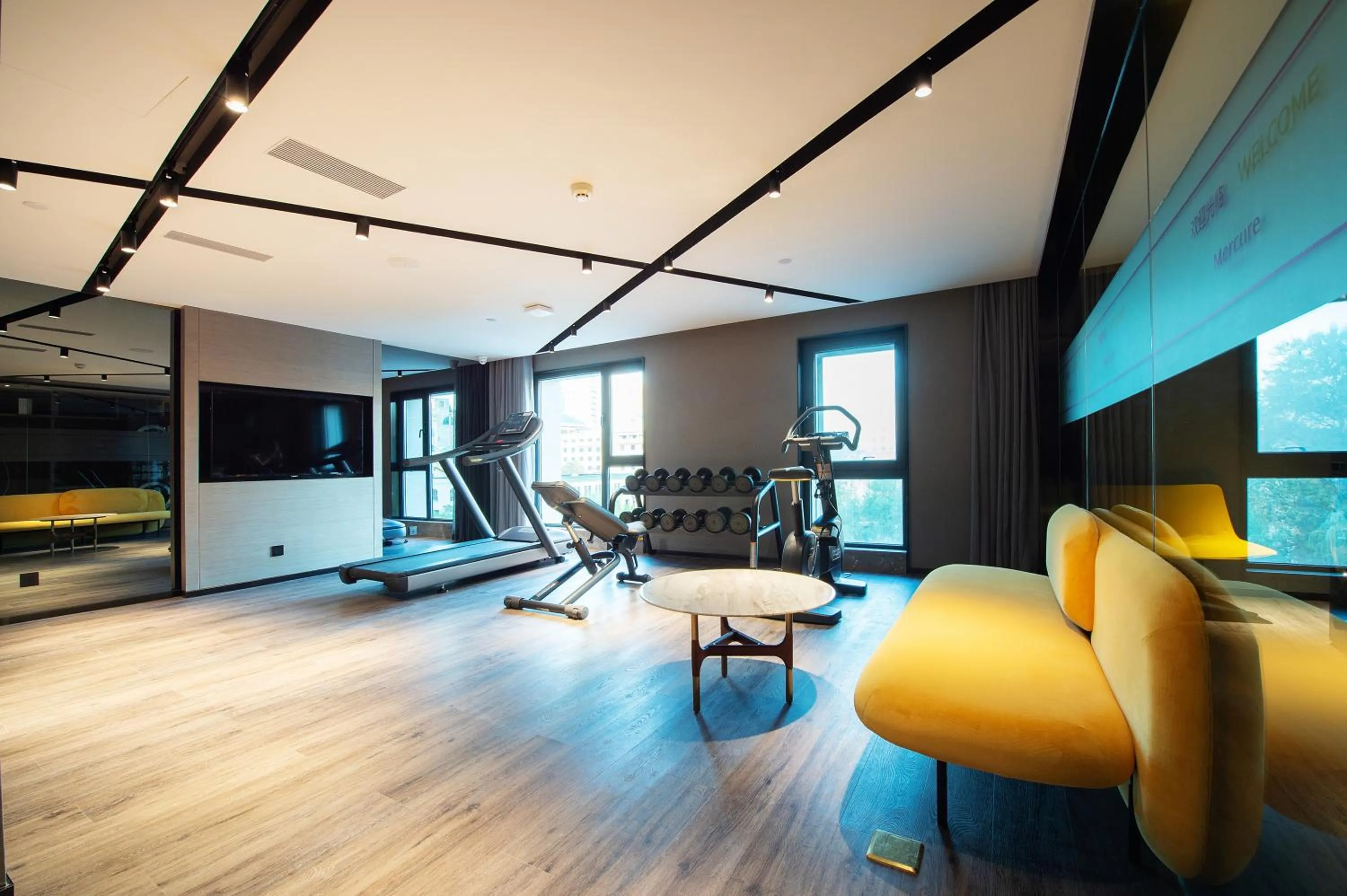 Fitness centre/facilities in Mercure Harbin Central Street Sophia Church