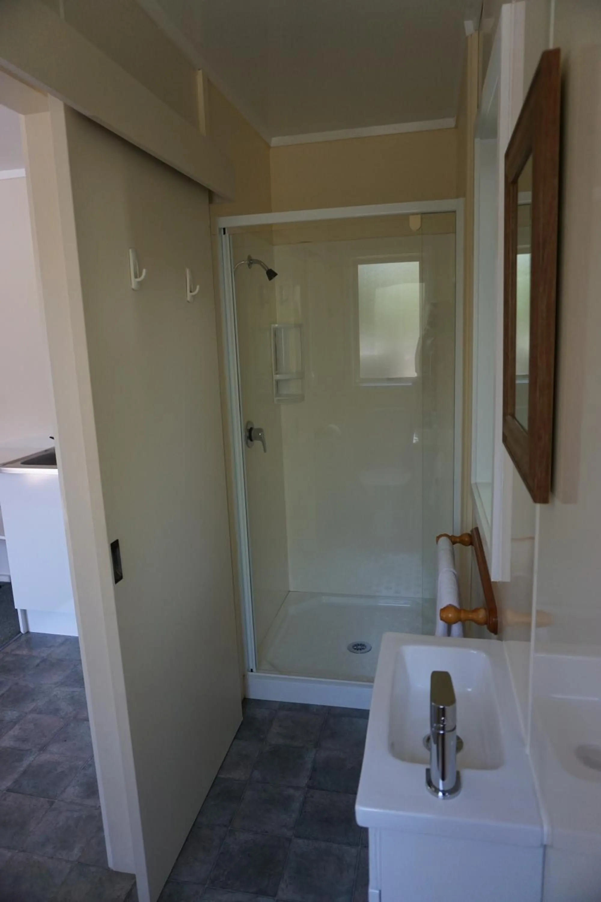 Shower in Abel Tasman Haven