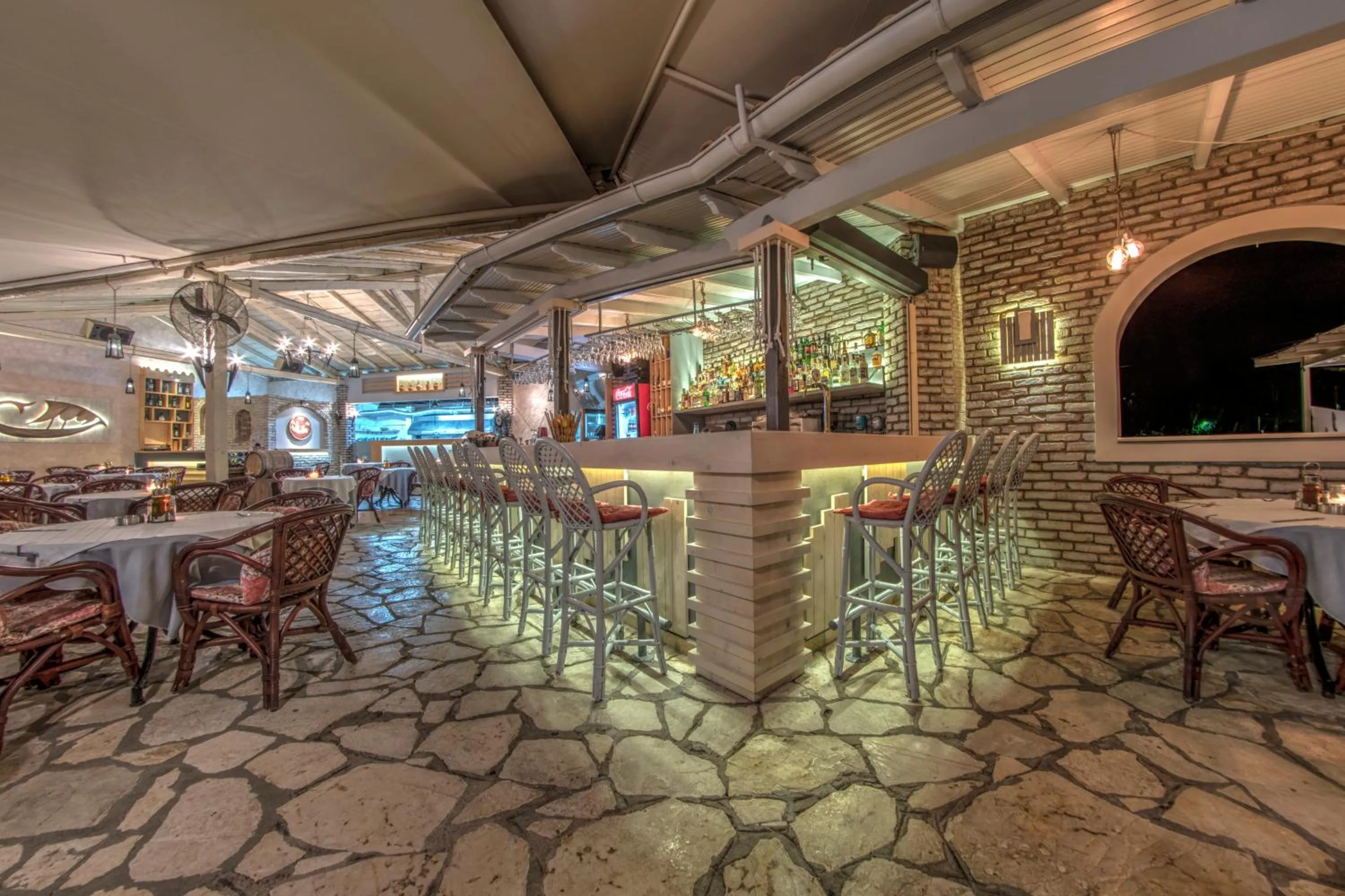 Lounge or bar in Iliada Beach Hotel