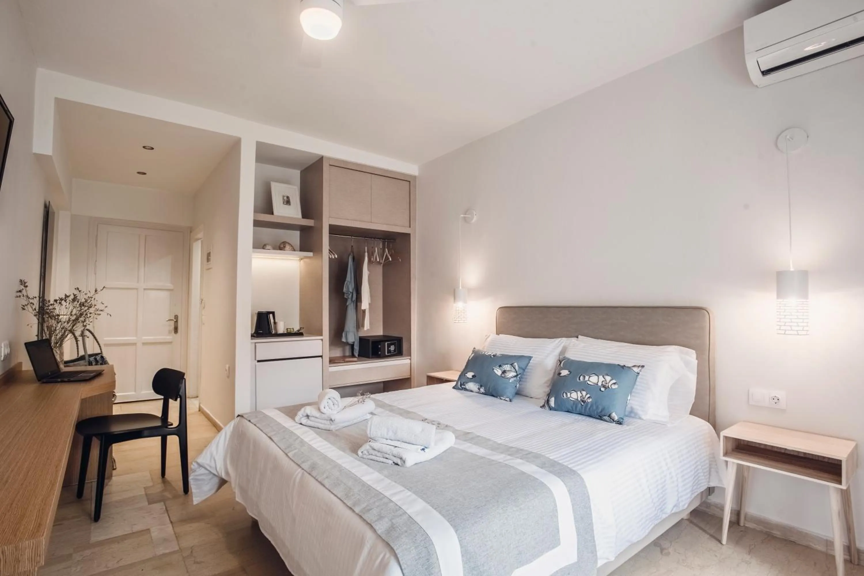 Photo of the whole room, Bed in Iliada Beach Hotel