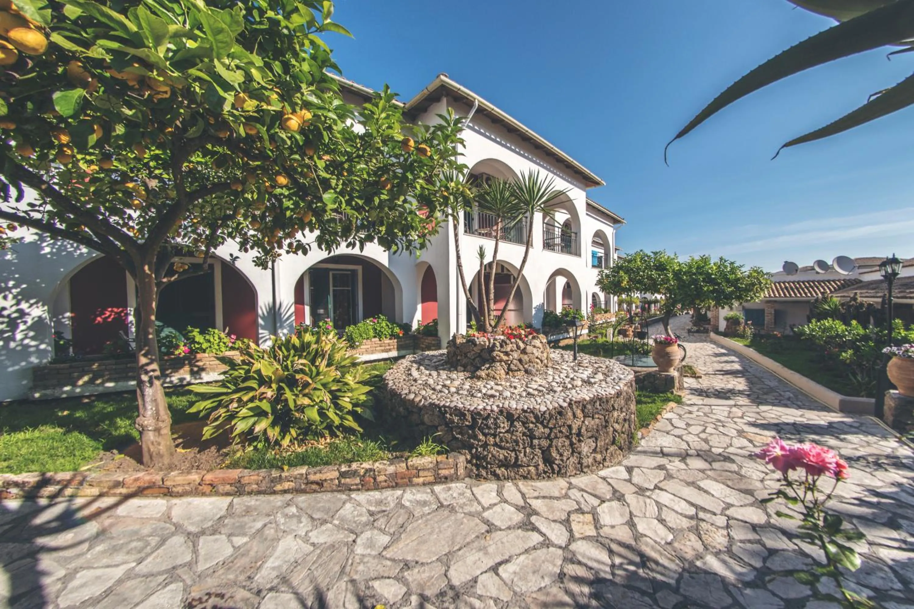 Facade/entrance in Iliada Beach Hotel
