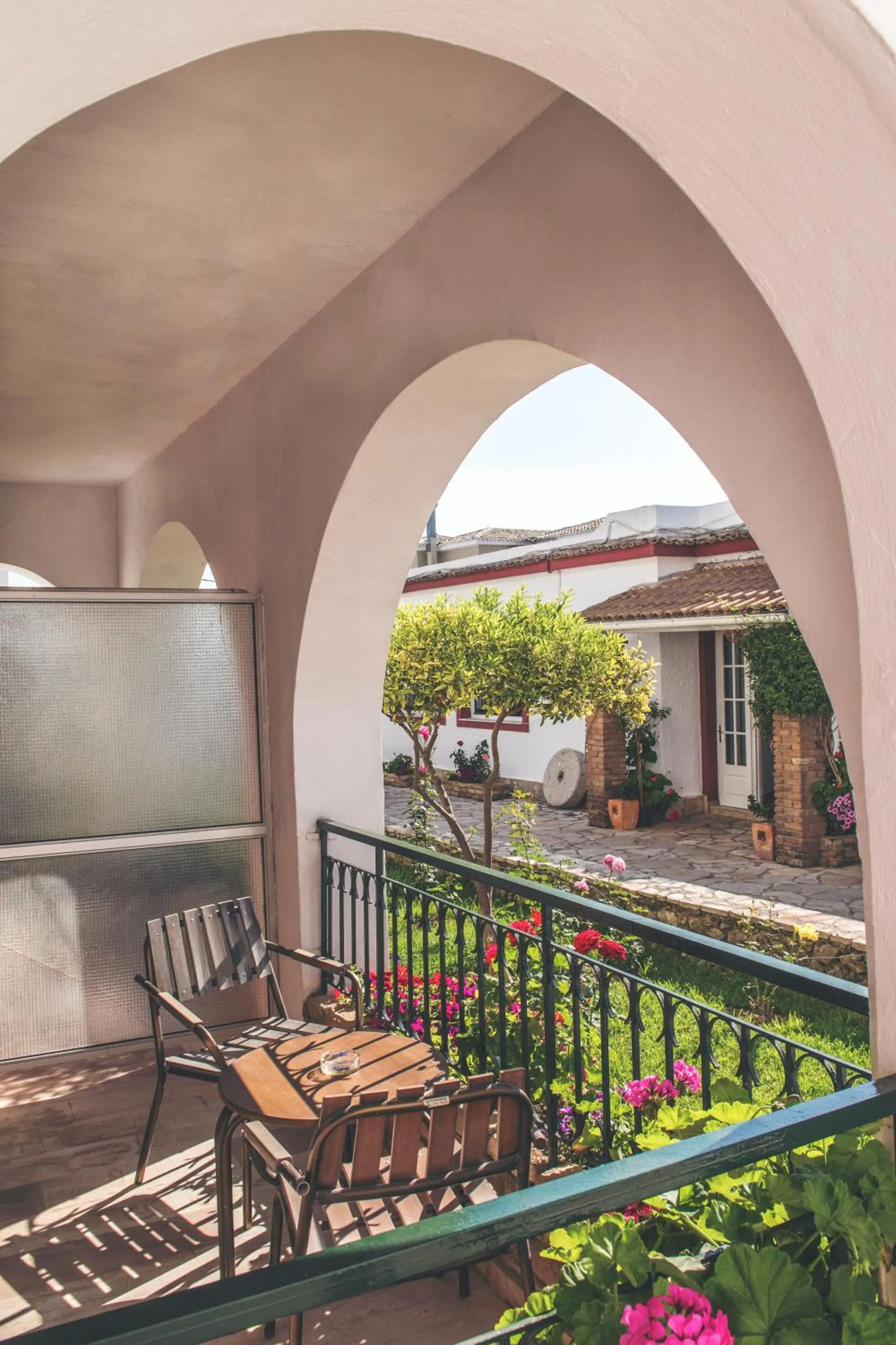 Balcony/Terrace in Iliada Beach Hotel