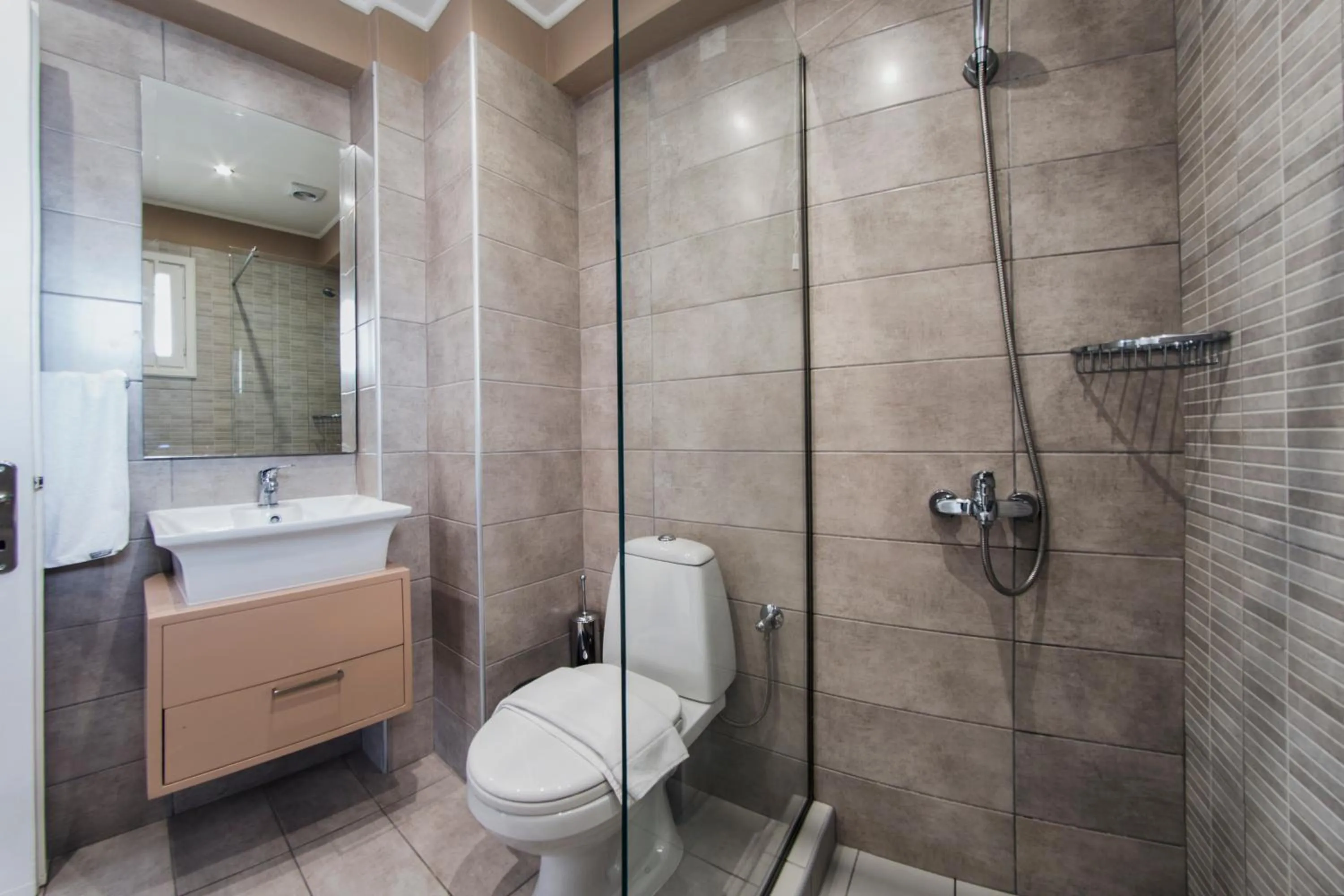 Bathroom in Iliada Beach Hotel